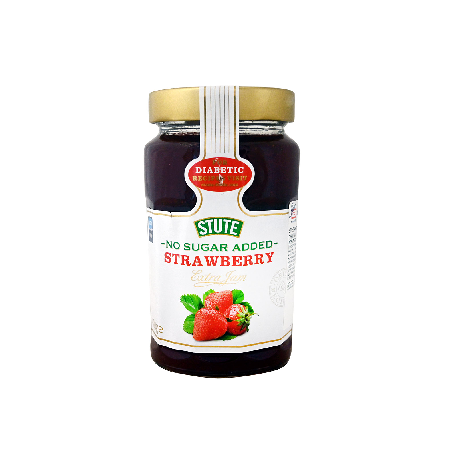 Stute Diabetic μαρμελάδα φράουλα 430g εικόνα 1