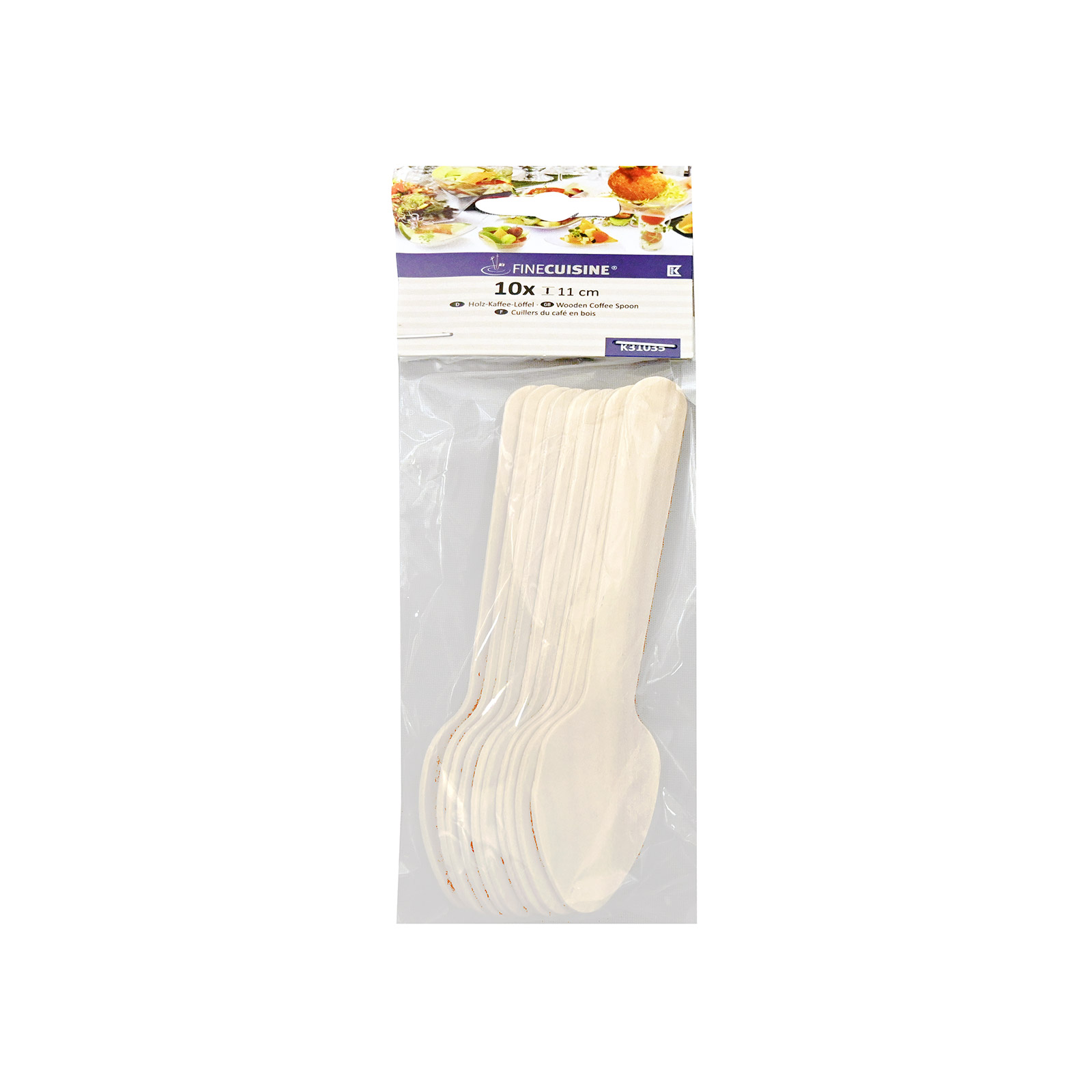 Kogler K31035 κουτάλια ξύλινα 10τεμ εικόνα 1