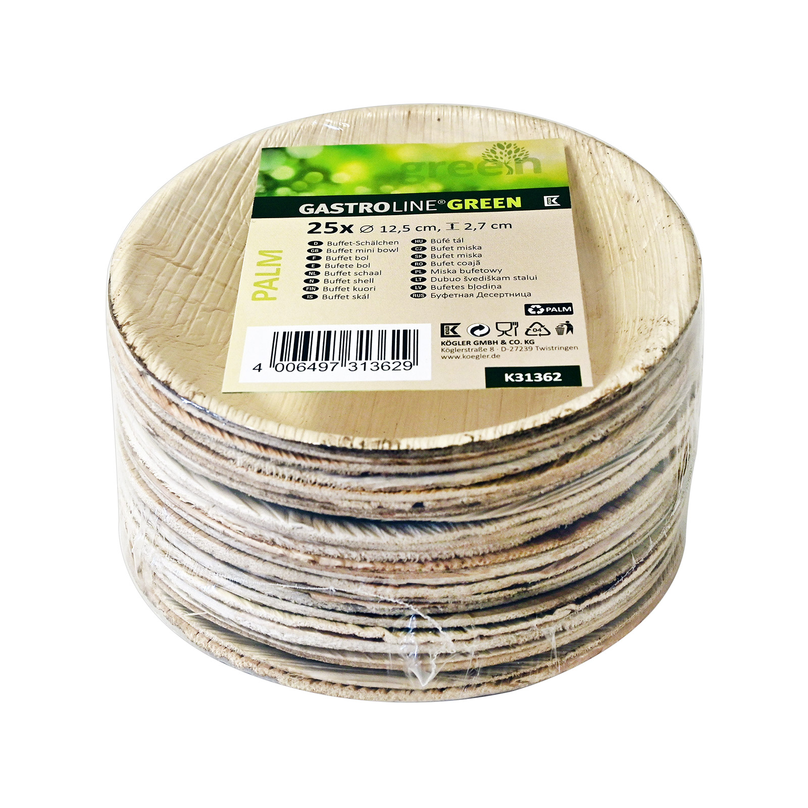 Gastroline μπωλ μίνι μπουφέ 25τεμ εικόνα 1