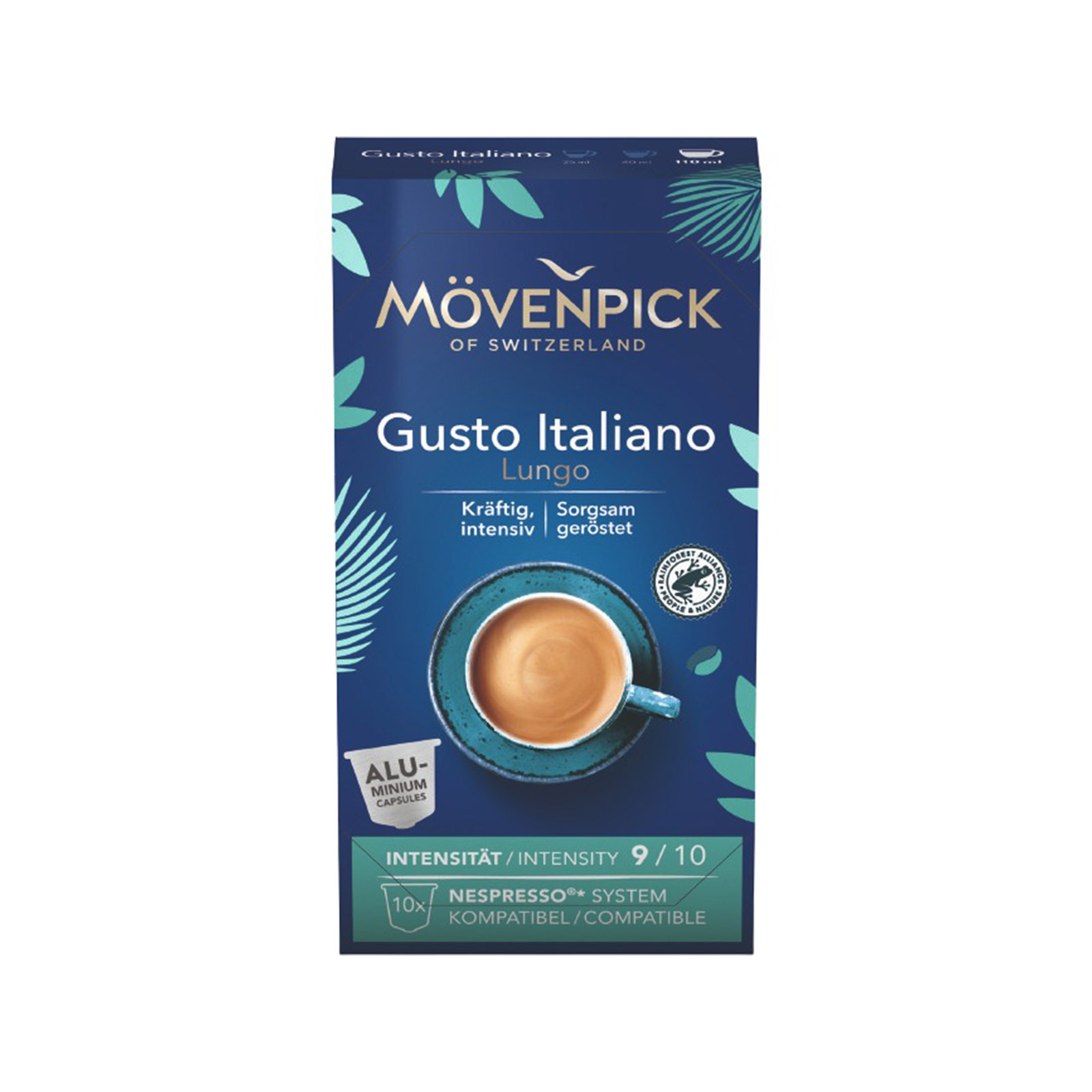 Movenpick Gusto italiano καφές espresso σε κάψουλες lungo 57g εικόνα 1