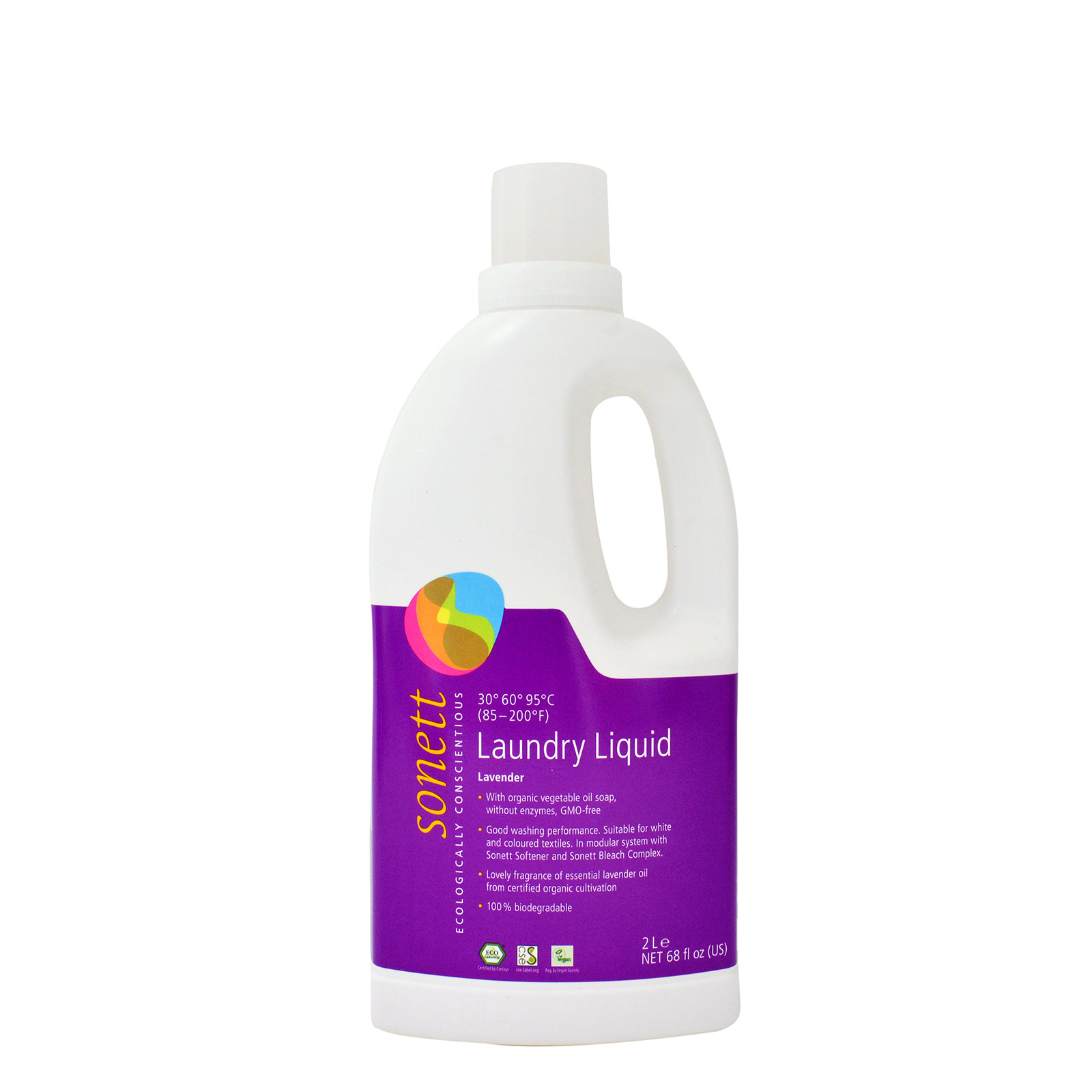 Sonett liquid laundry detergent lavender 2Lt 33washes image 1