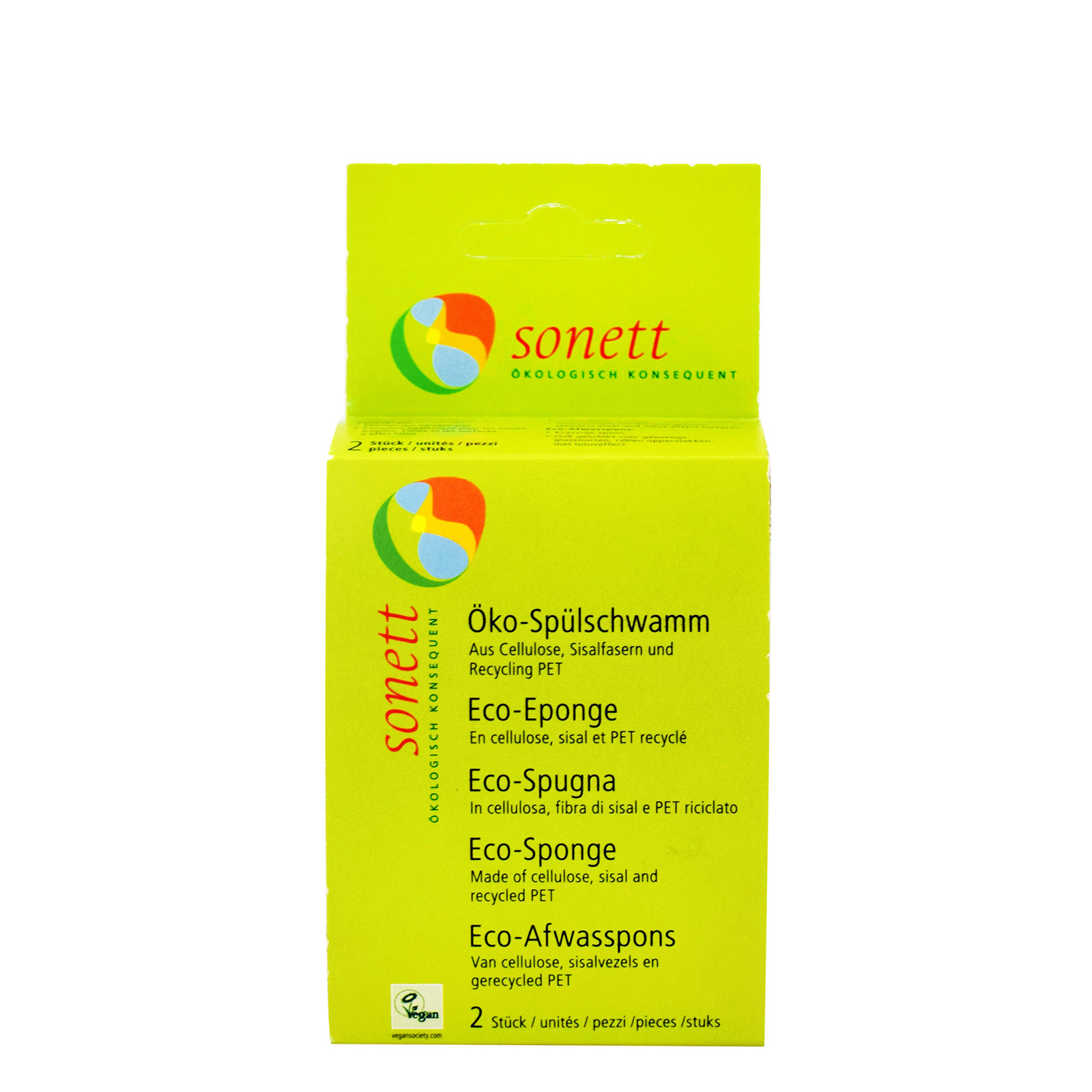 Sonett σφουγγαράκι κουζίνας 2τεμ εικόνα 1