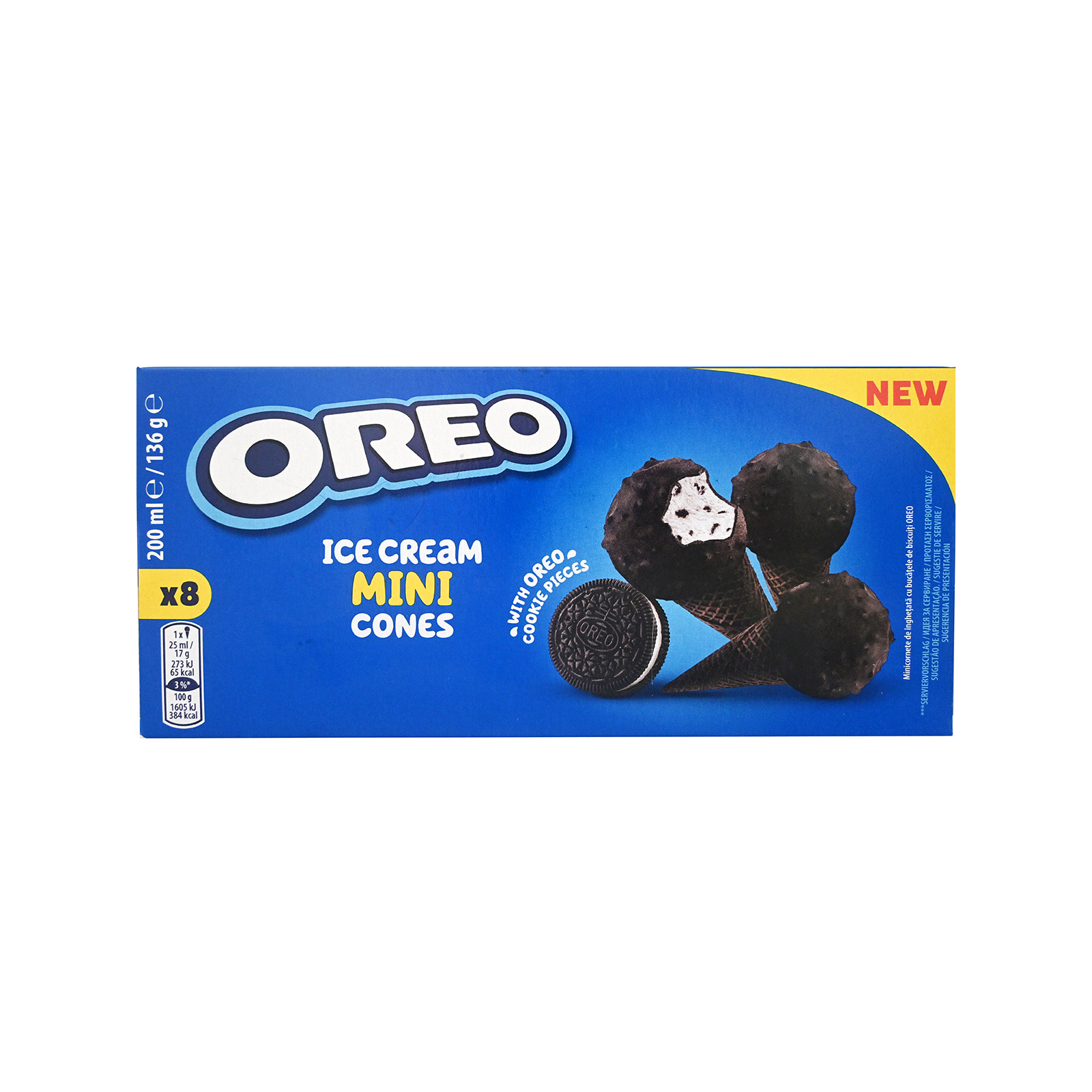Oreo Mini παγωτό πολυσυσκευασία πύραυλος 8x25ml εικόνα 1