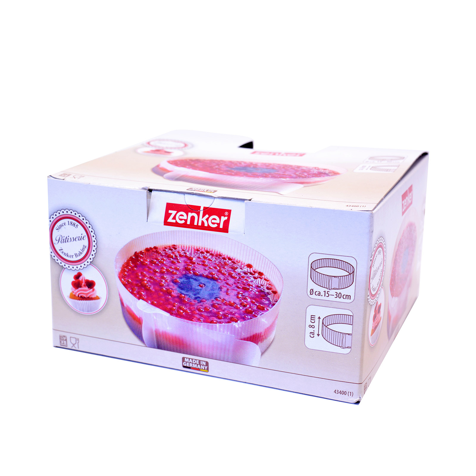 Zenker βάση / δαχτυλίδι τούρτας πλαστικο, ανοιγομενο εικόνα 1