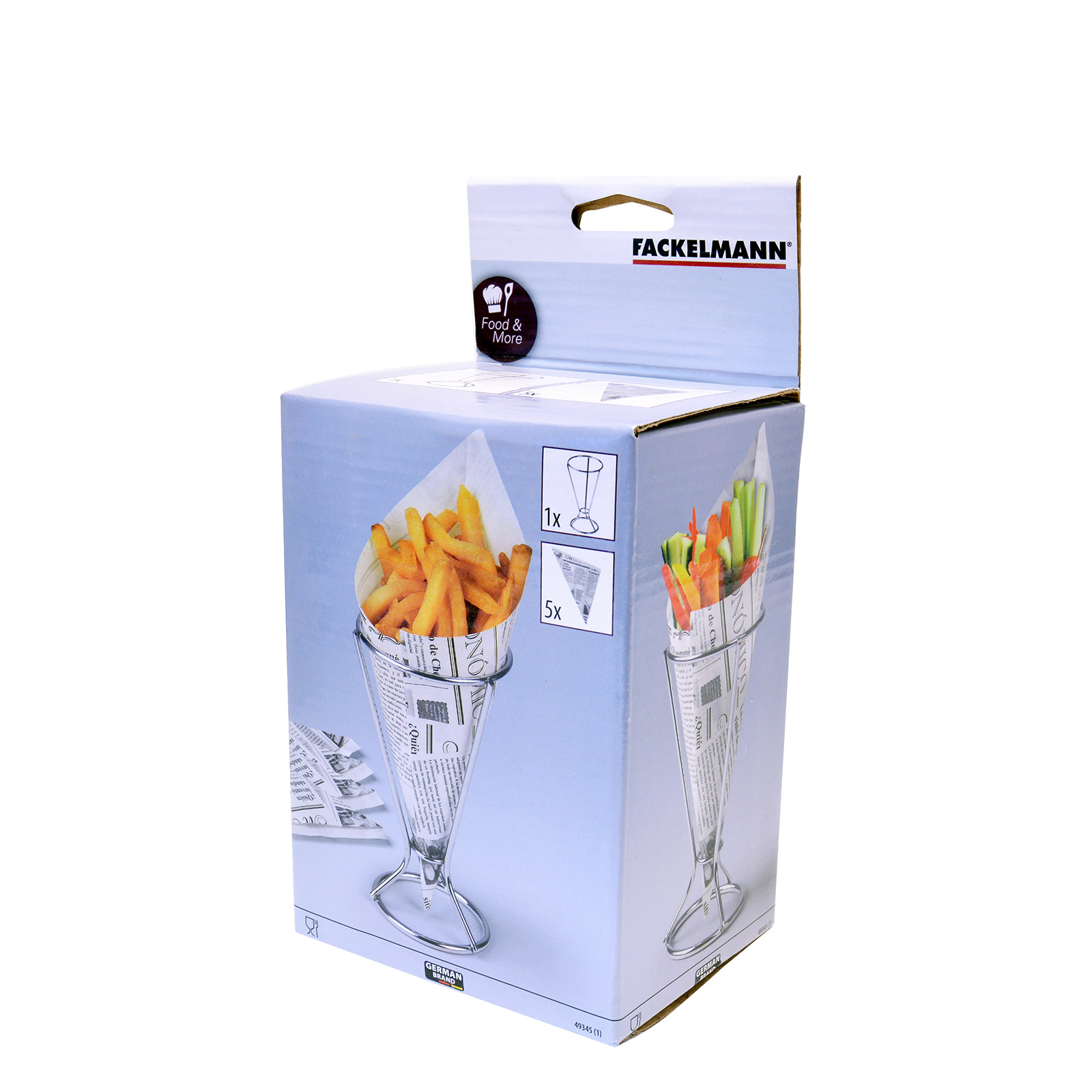 Fackelmann Fingerfood holder βάση σερβιρισματοσ+5 σακουλες σερβιρίσματος εικόνα 1