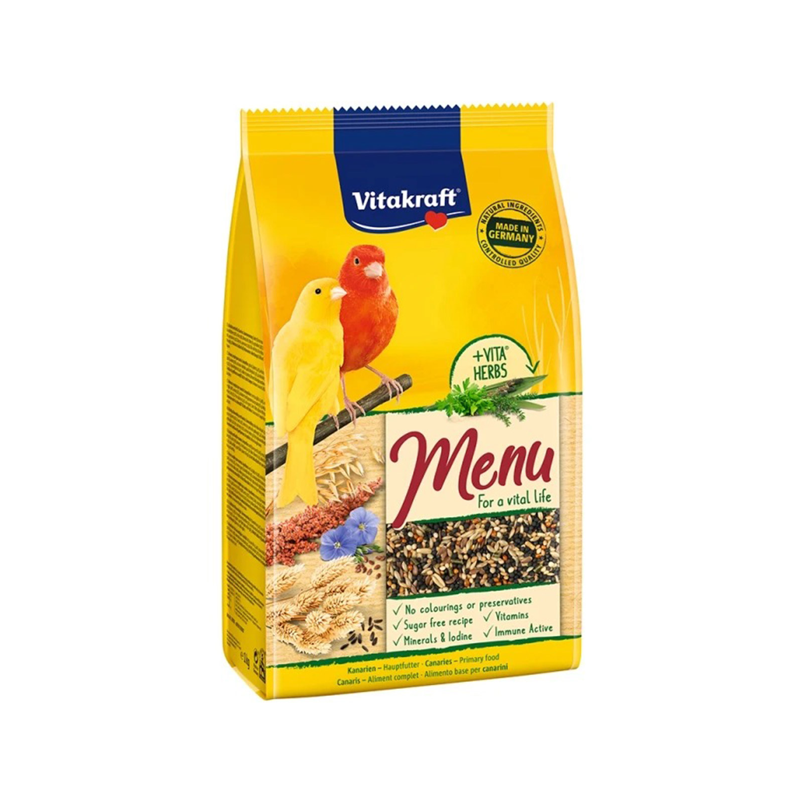 Vitakraft Premium menu τροφή καναρινιού 500g εικόνα 1