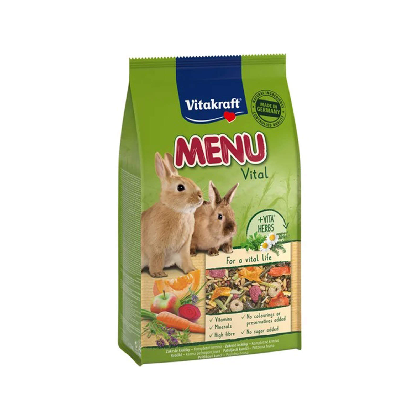 Vitakraft Premium Menu τροφή κουνελιού vital 1kg εικόνα 1