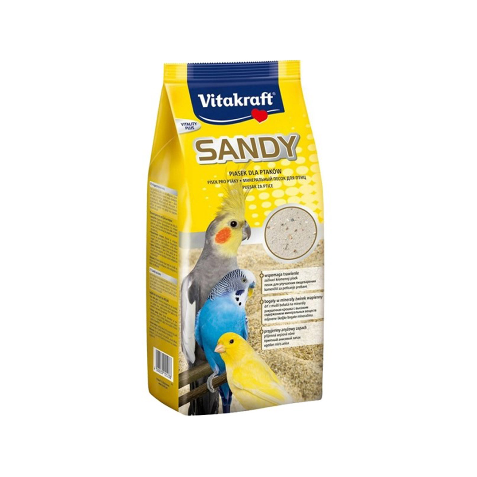Vitakraft Sandy άμμος υγιεινής πτηνών 2.5kg εικόνα 1