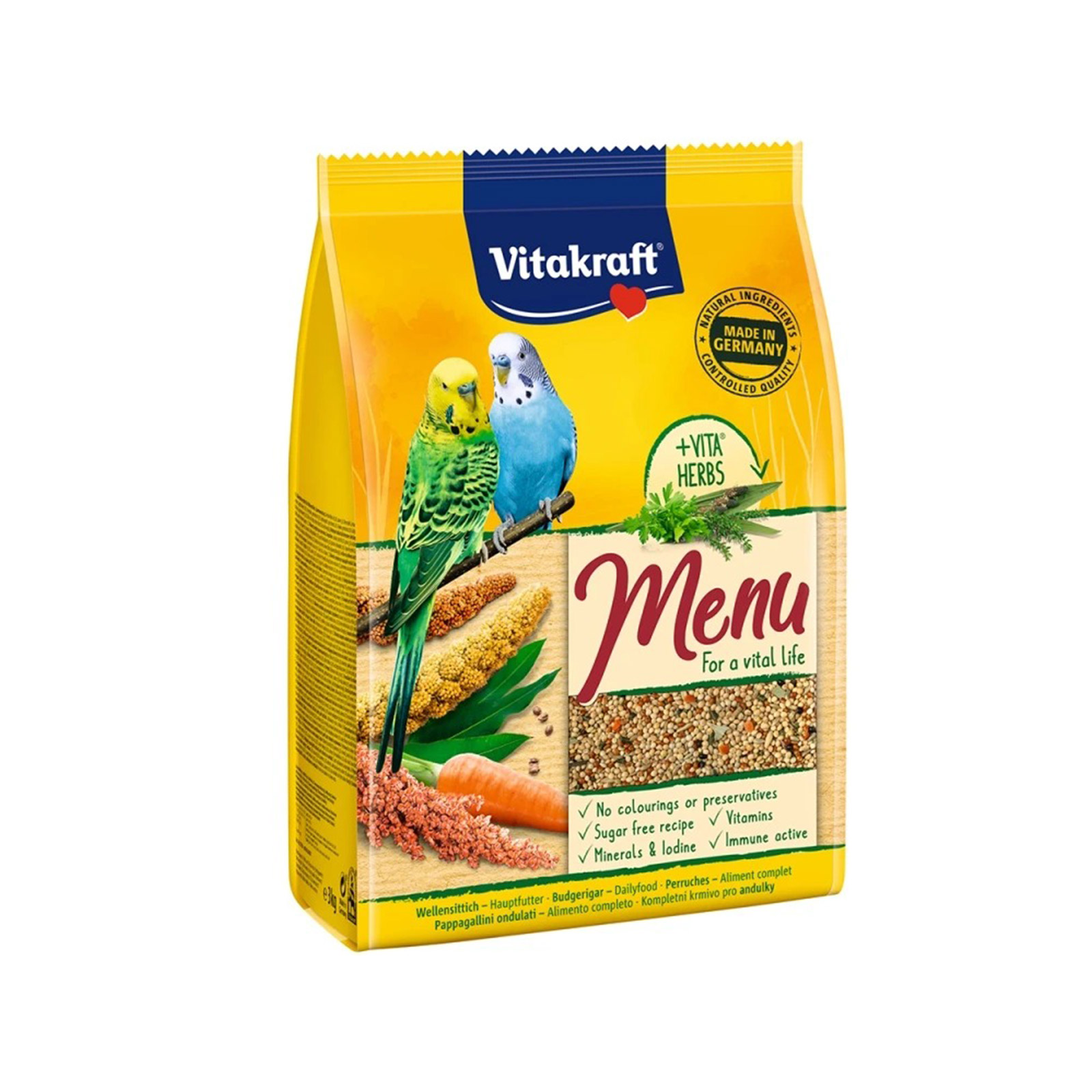Vitakraft τροφή παπαγάλου με μέλι 500g εικόνα 1