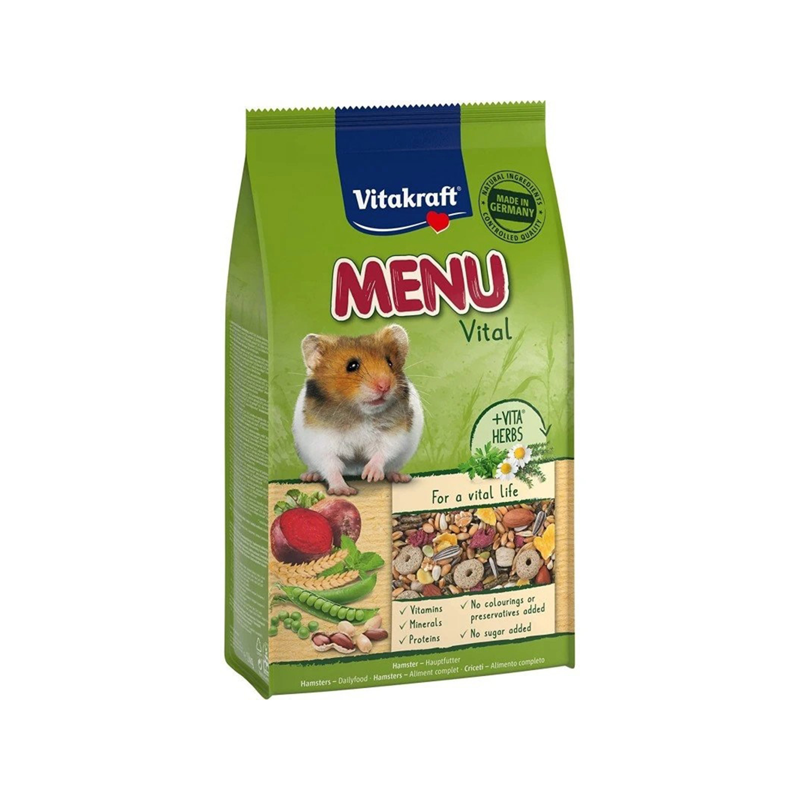 Vitakraft Premium Menu τροφή χαμστερ vital 400g εικόνα 1