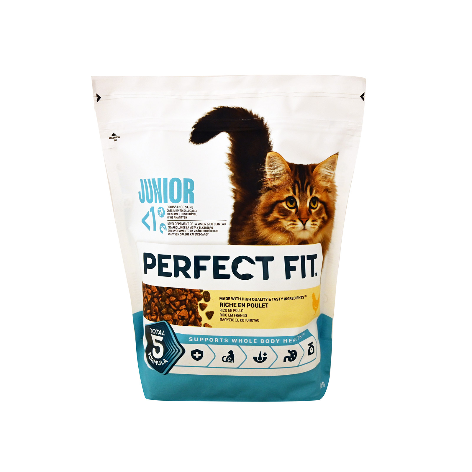 Perfect Fit Junior   1 τροφή γάτας κοτόπουλο 750g εικόνα 1