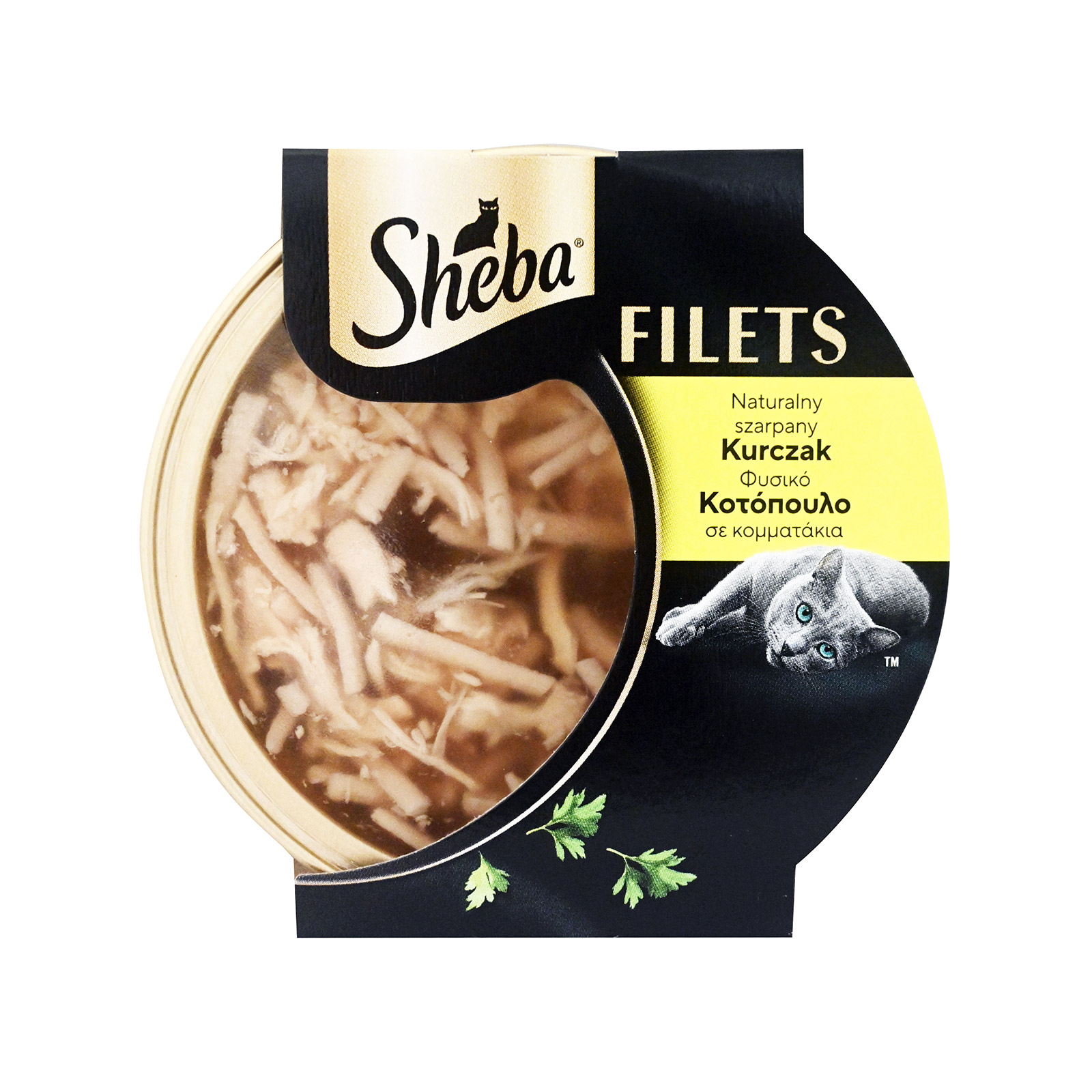 Sheba Fillets συμπληρωματική τροφή γάτας κοτόπουλο 60g εικόνα 1