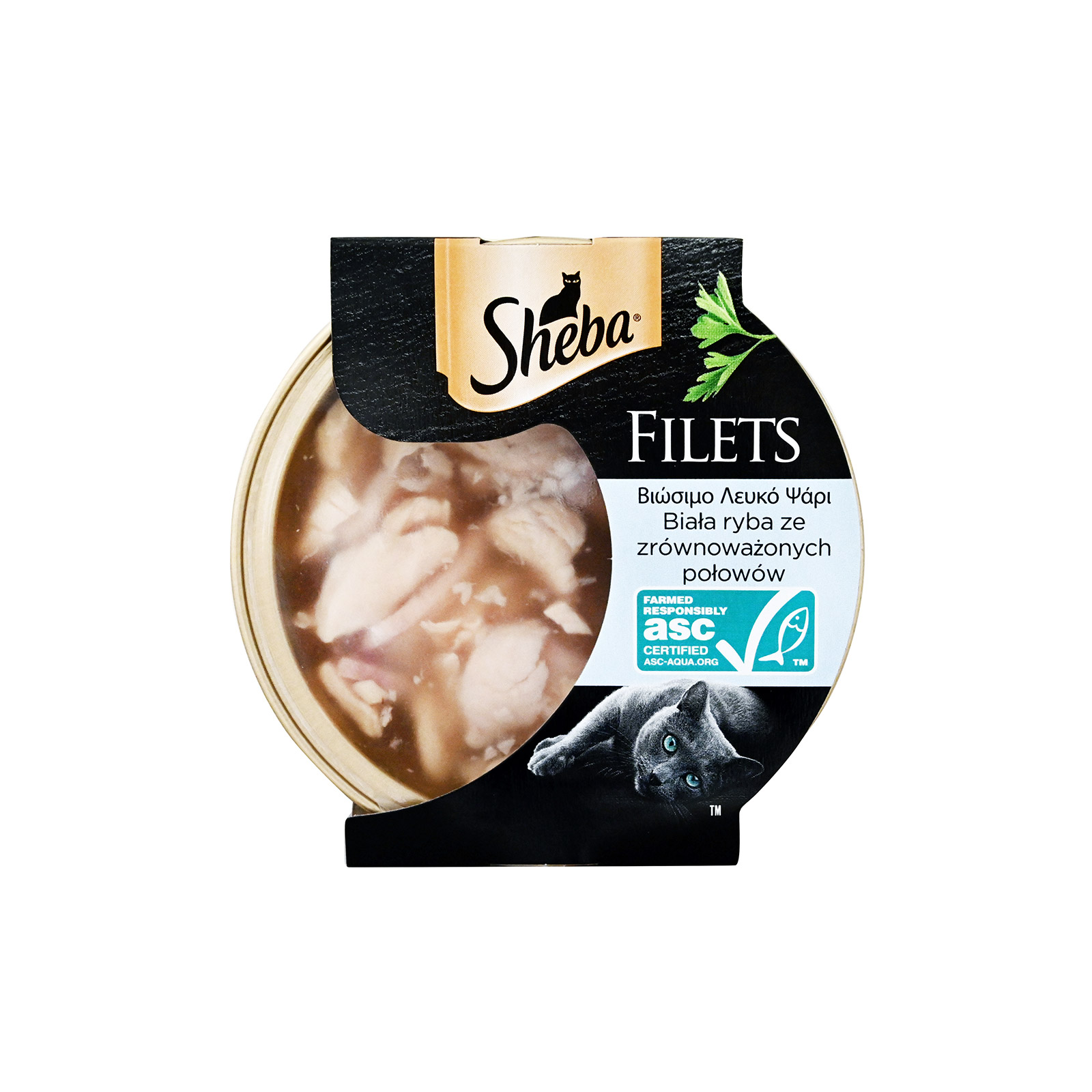 Sheba Filets τροφή γάτας λευκό ψάρι 60g εικόνα 1