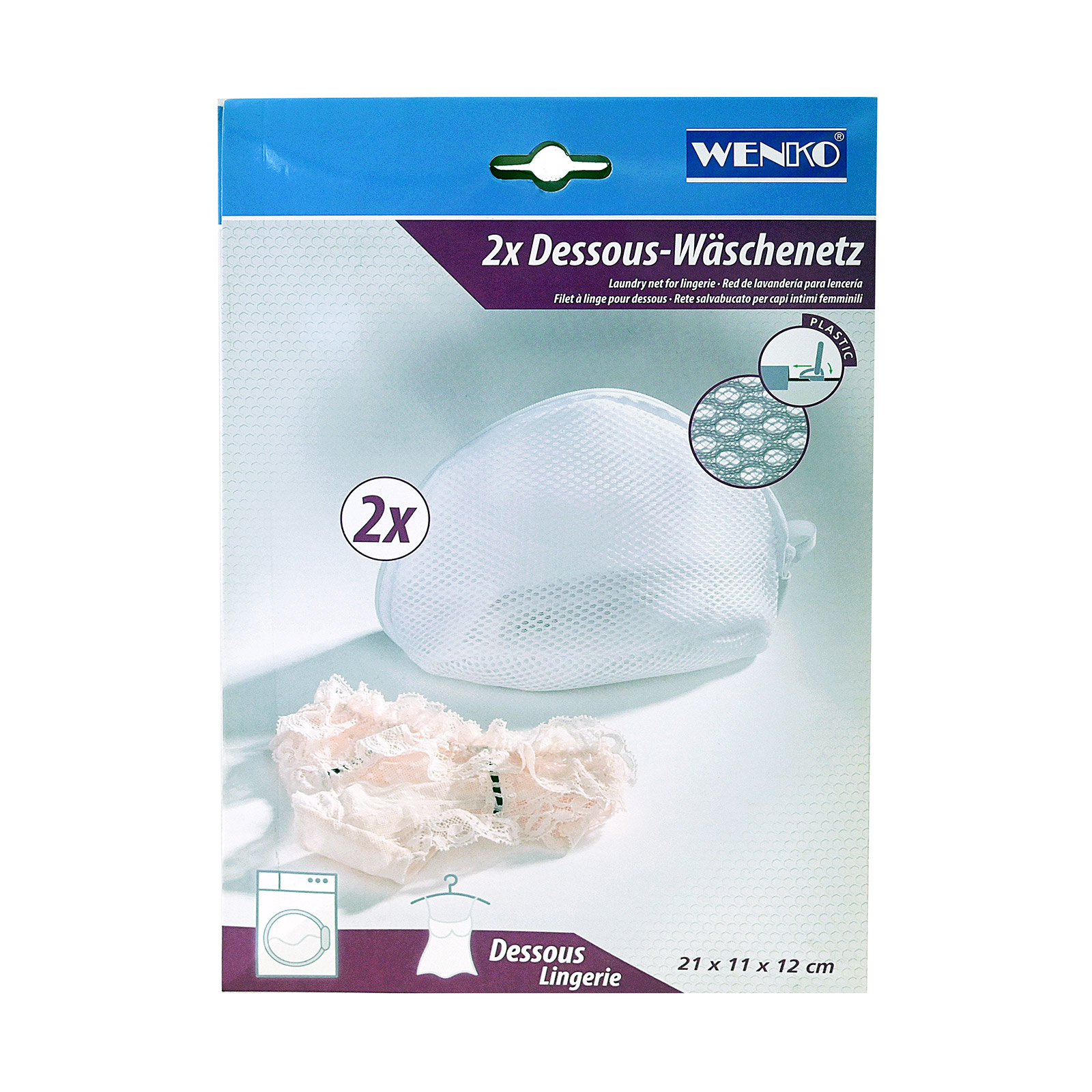 Δίχτυ πλυντηρίου ρούχων για σουτιεν/ λευκό εικόνα 1