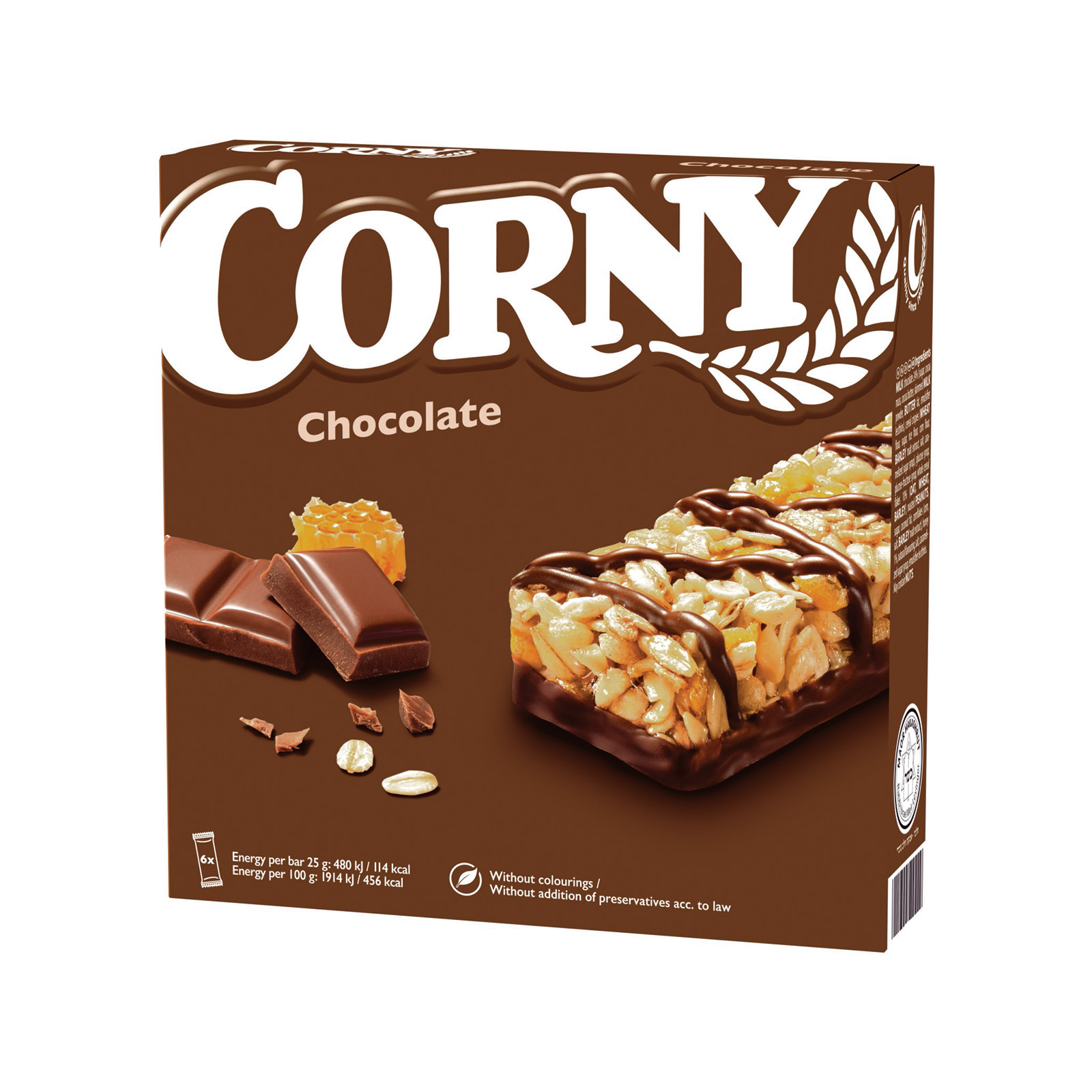 Corny μπάρα chocolate 6x25g εικόνα 1