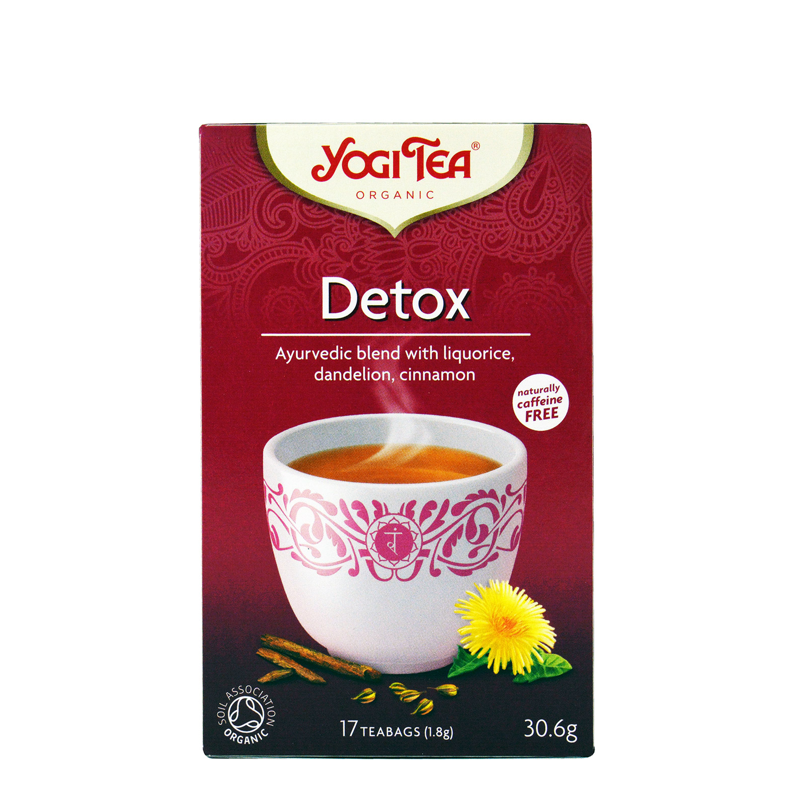 Yogi Tea Detox αφέψημα liquorice, dandelion, cinnamon 17φακ εικόνα 1