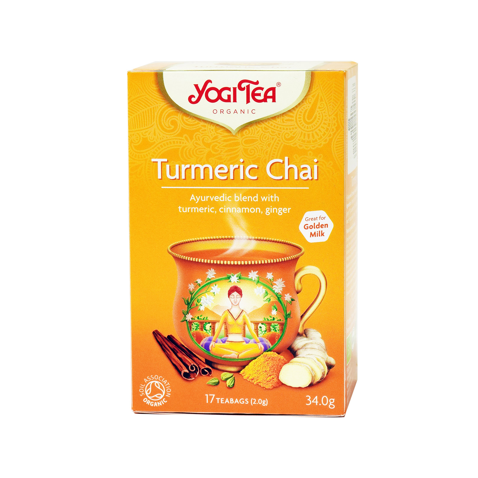 Yogi Tea Turmeric Chai αφέψημα 17φακ εικόνα 1
