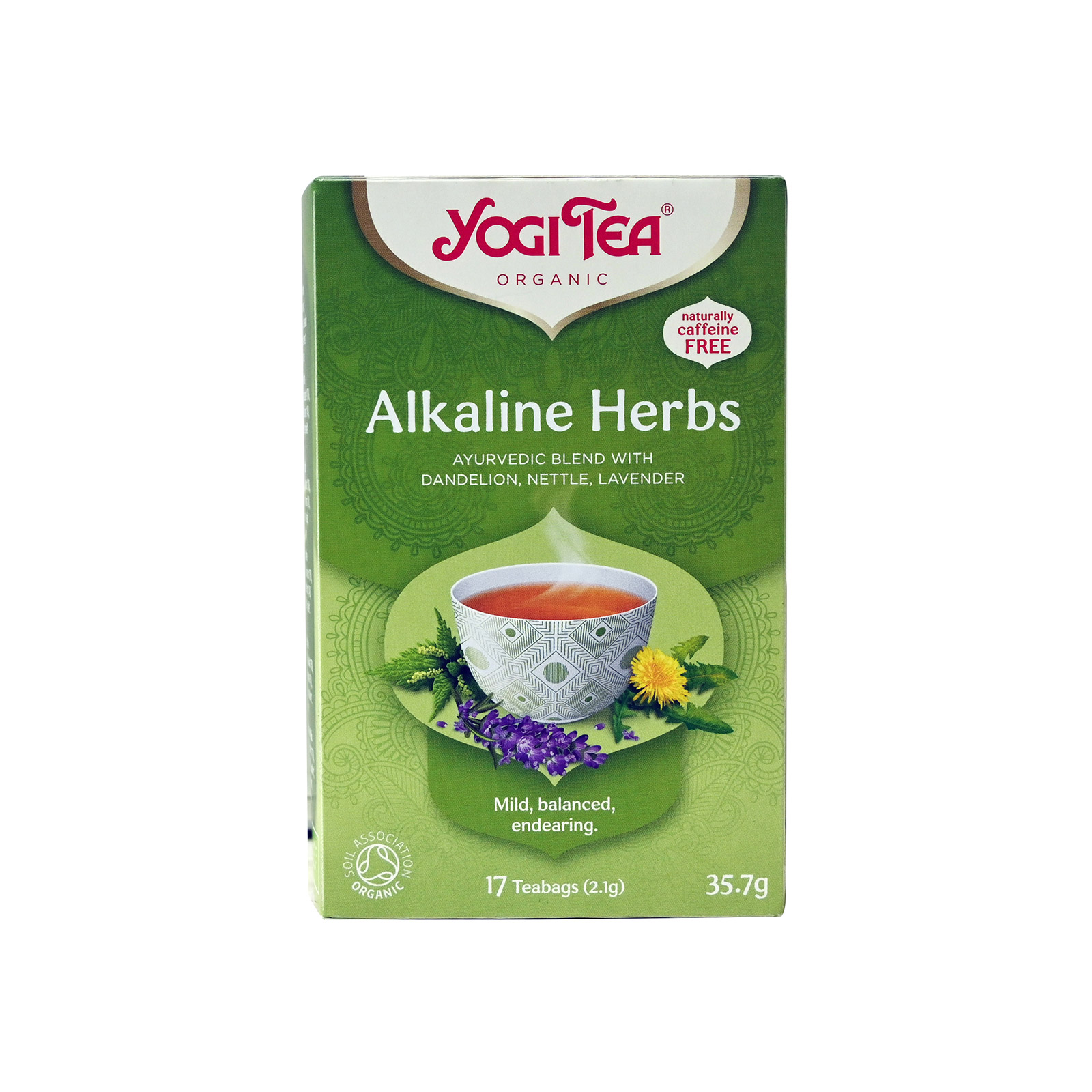 Yogi Tea Alkaline herbs αφέψημα 17φακ εικόνα 1