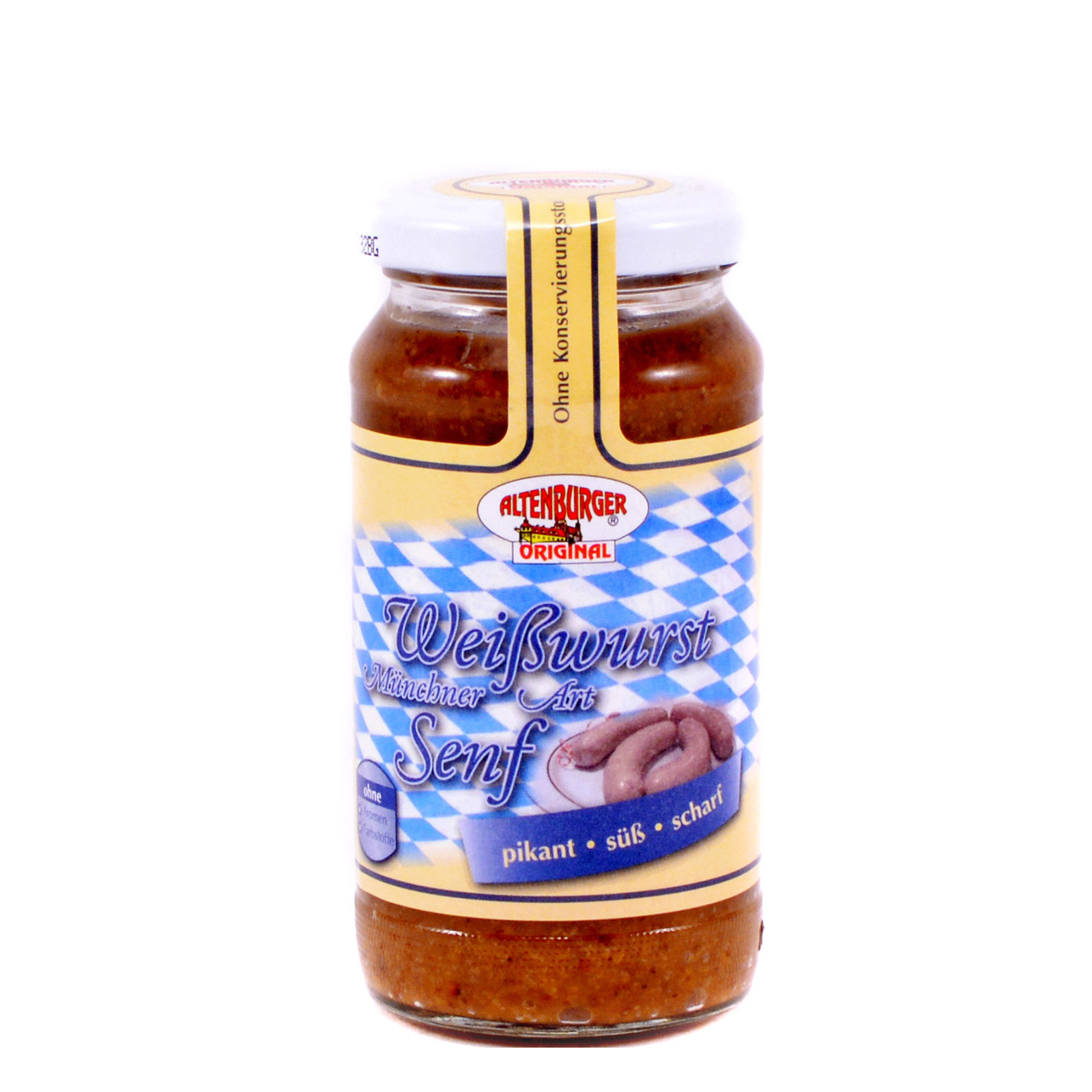Altenburger μουστάρδα weibwurst munchner art 200ml εικόνα 1