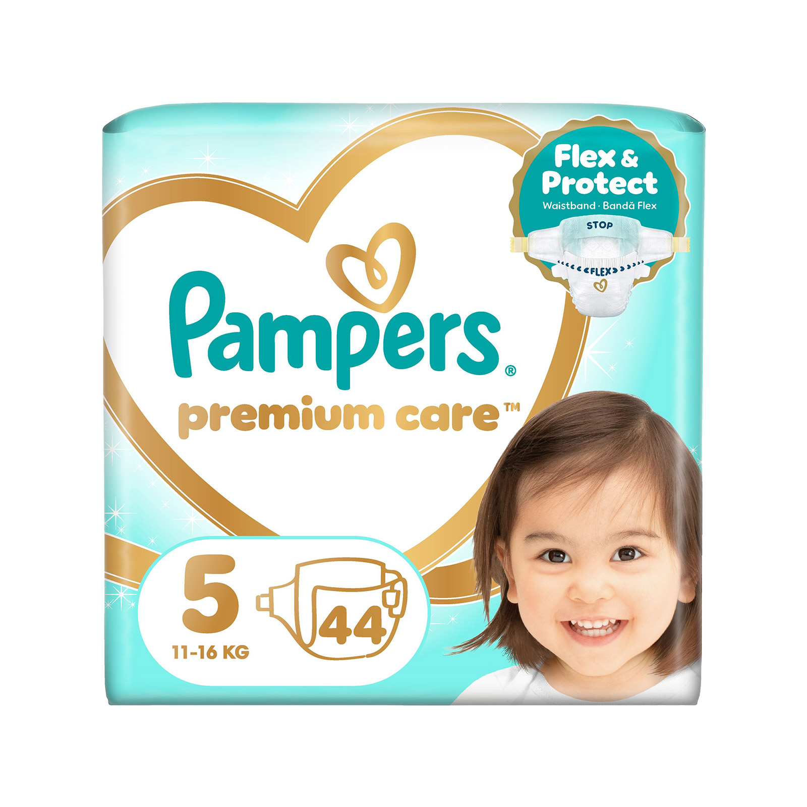 Pampers Premium Care Jumbo baby diapers No. 5/ 11-16 kg 44pcs image 1
