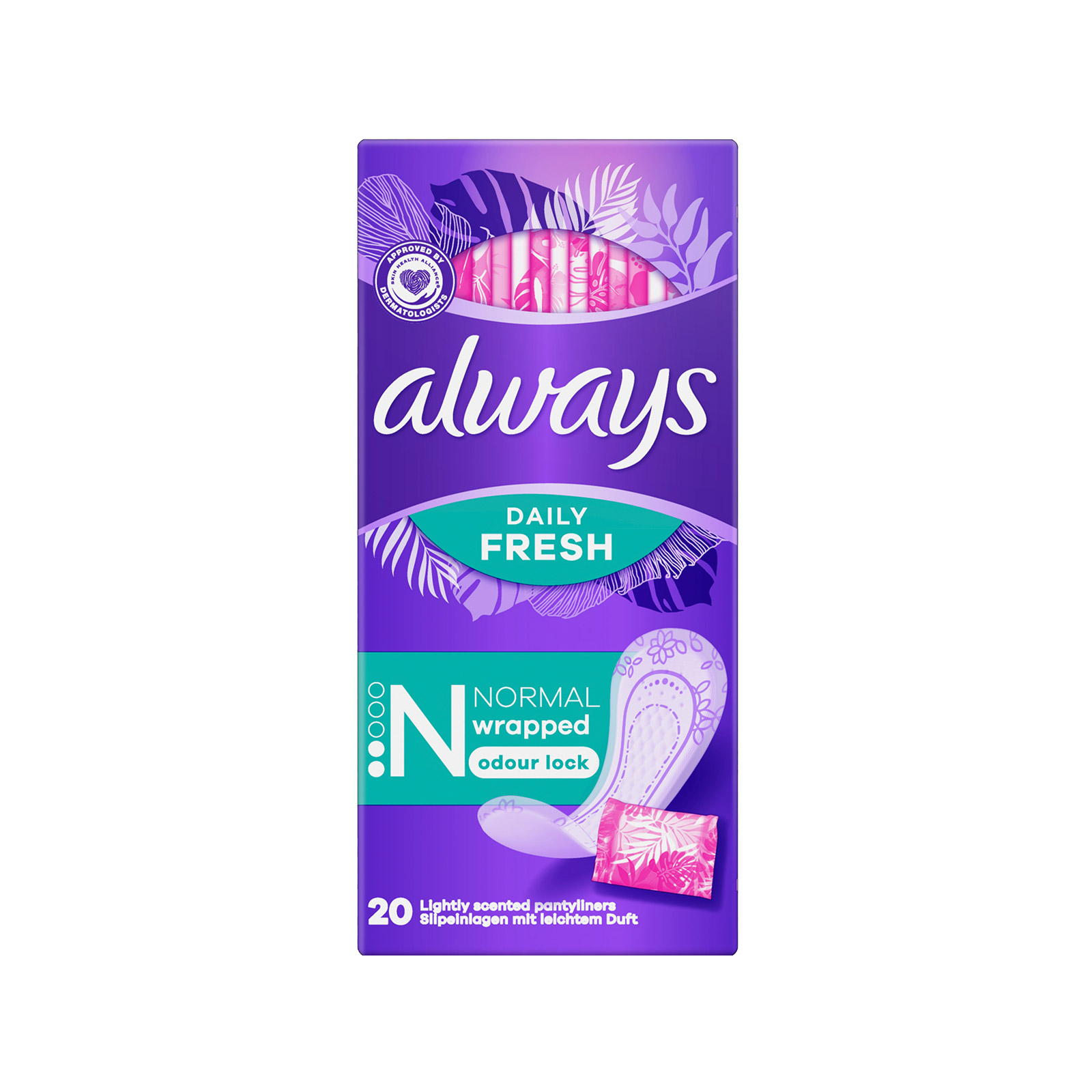 Always Dailies singles σερβιετάκια normal 20τεμ εικόνα 1