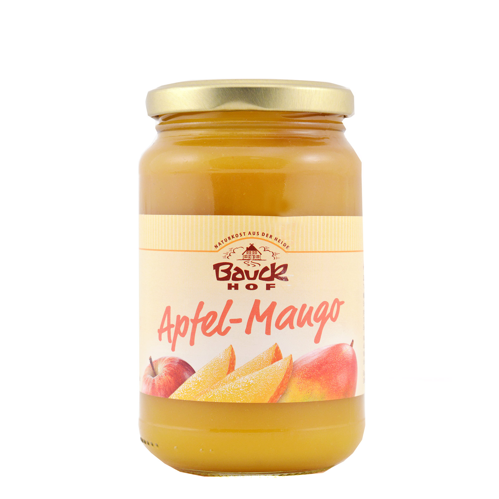 Bauck Hof πουρες φρούτων μηλο,μάνγκο 360g εικόνα 1