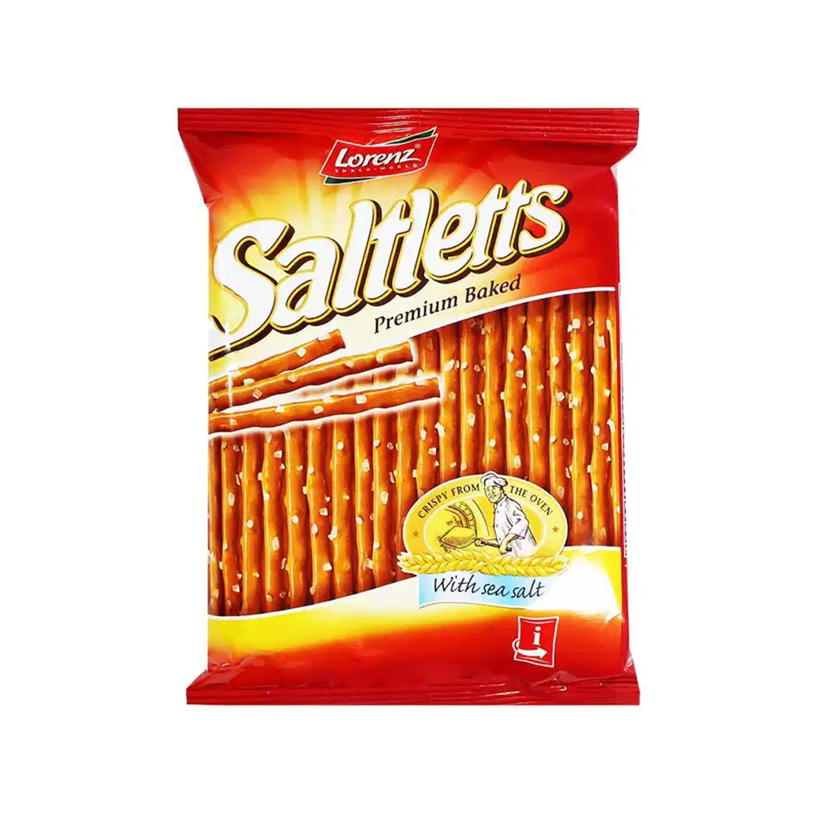 Lorenz Saltletts σνακ αλμυρά premium baked with sea alt 150g εικόνα 1