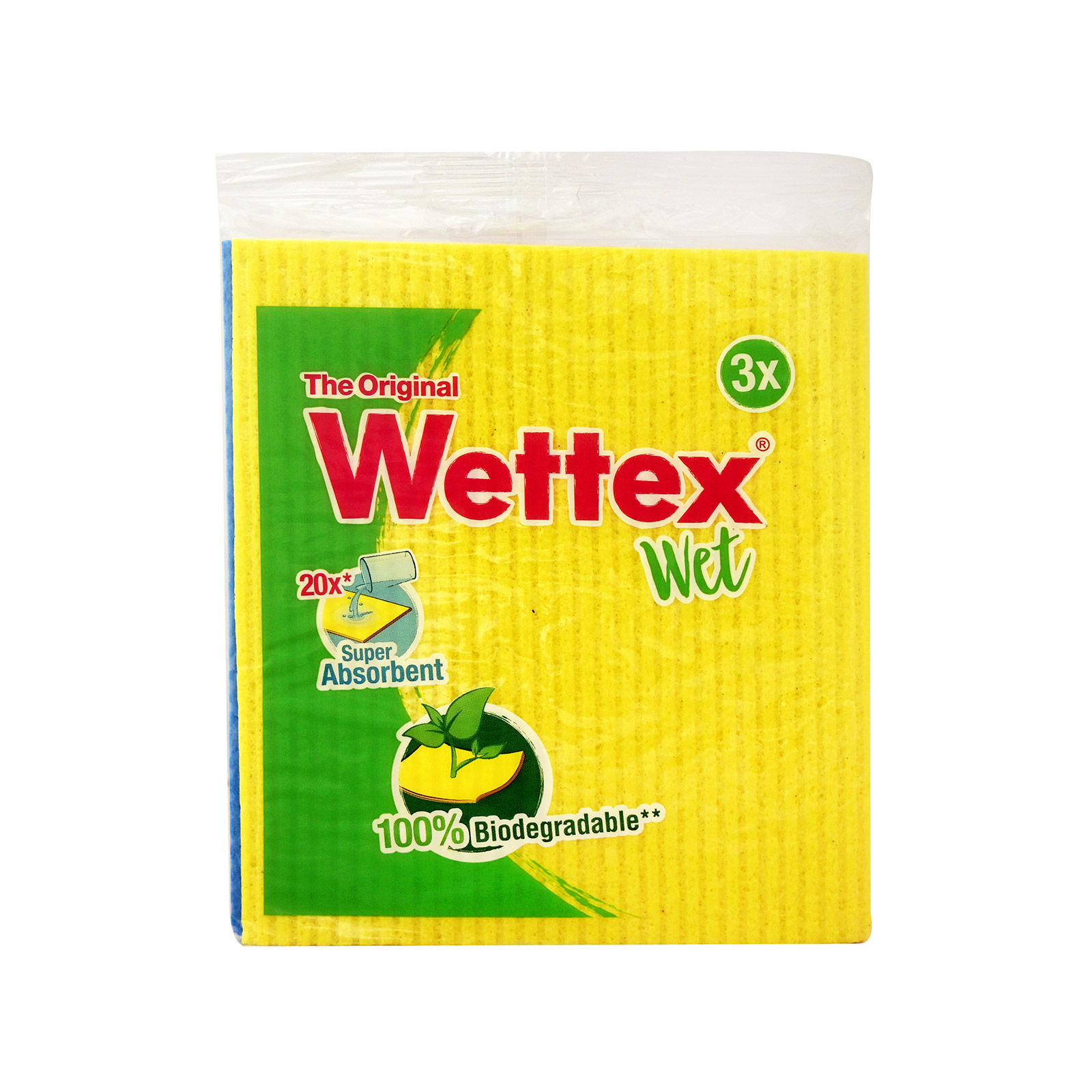 Wettex No. 1 σπογγοπετσετα καθαρισμού υγρή 3τεμ εικόνα 1