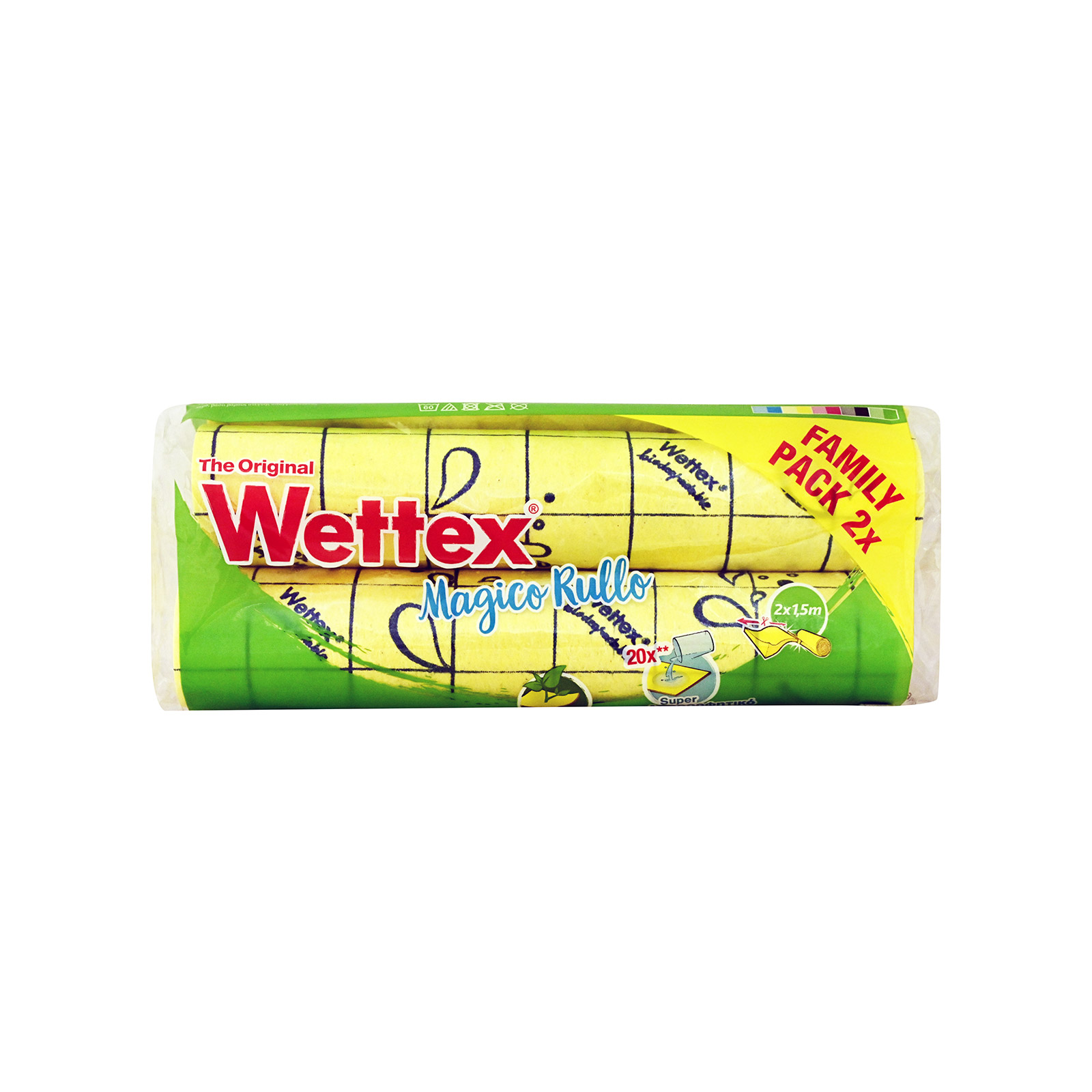Wettex Magico Rullo σπογγοπετσέτα 1,5 μέτρο 2τεμ εικόνα 1