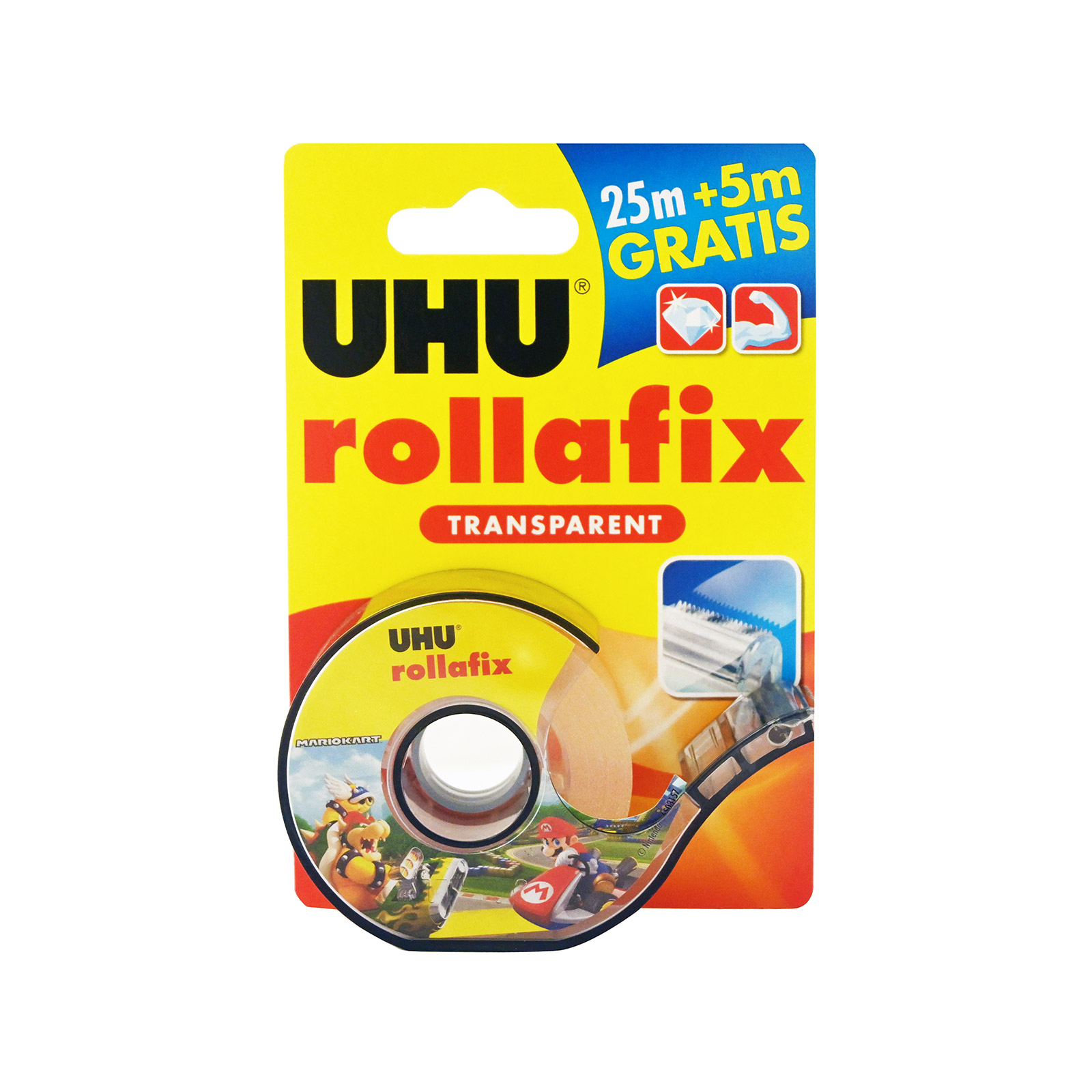 Uhu Rollafix σελοτέιπ 25 m +5m δώρο εικόνα 1