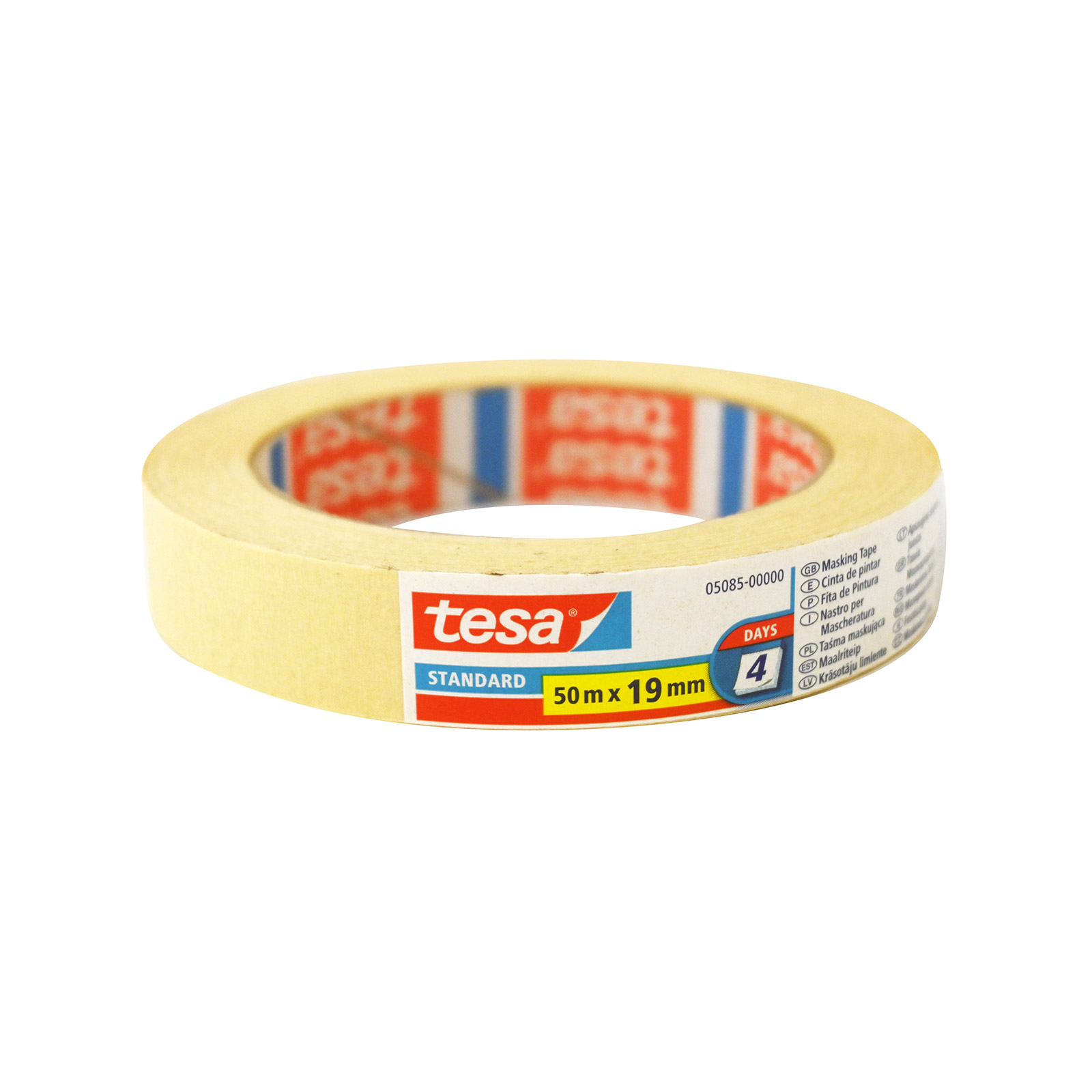 Tesa χαρτοταινία συσκευασίας 50m x 19mm εικόνα 1