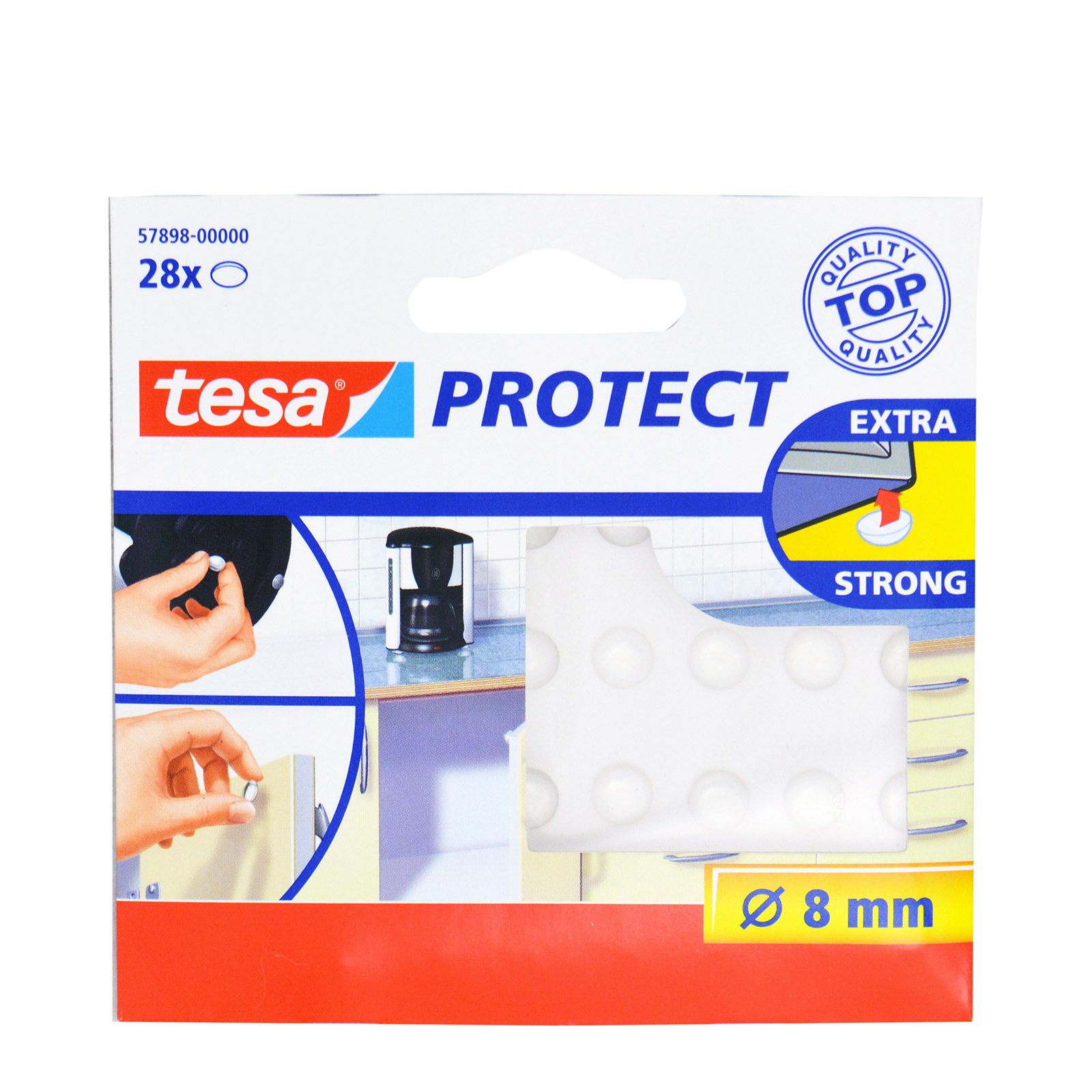 Tesa Protect αντιθορυβικό extra strong 8mm 28τεμ εικόνα 1