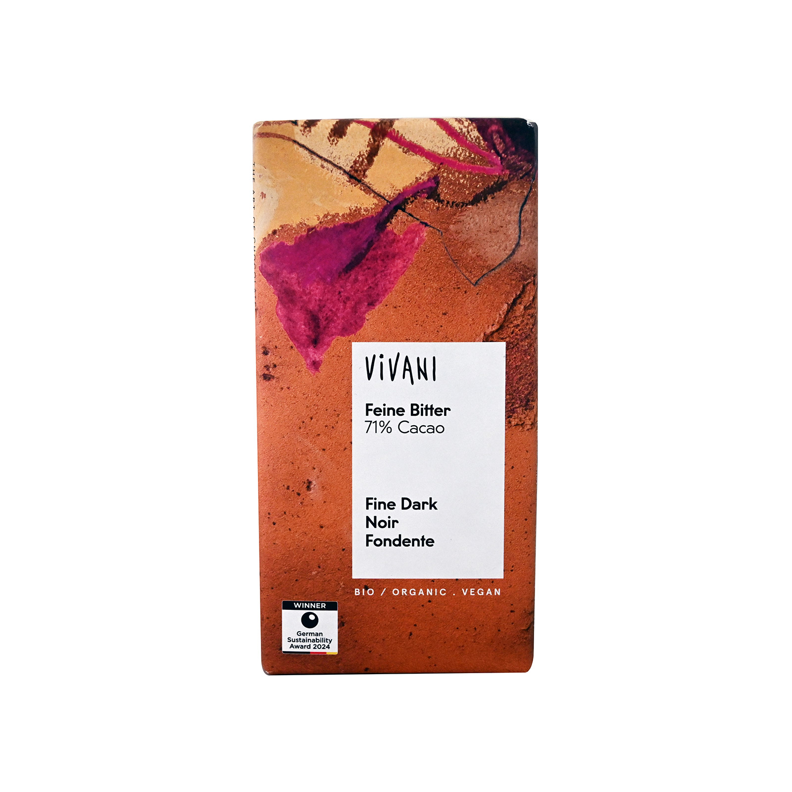 Vivani Fine Dark σοκολάτα υγείας 71% κακάο 80g εικόνα 1