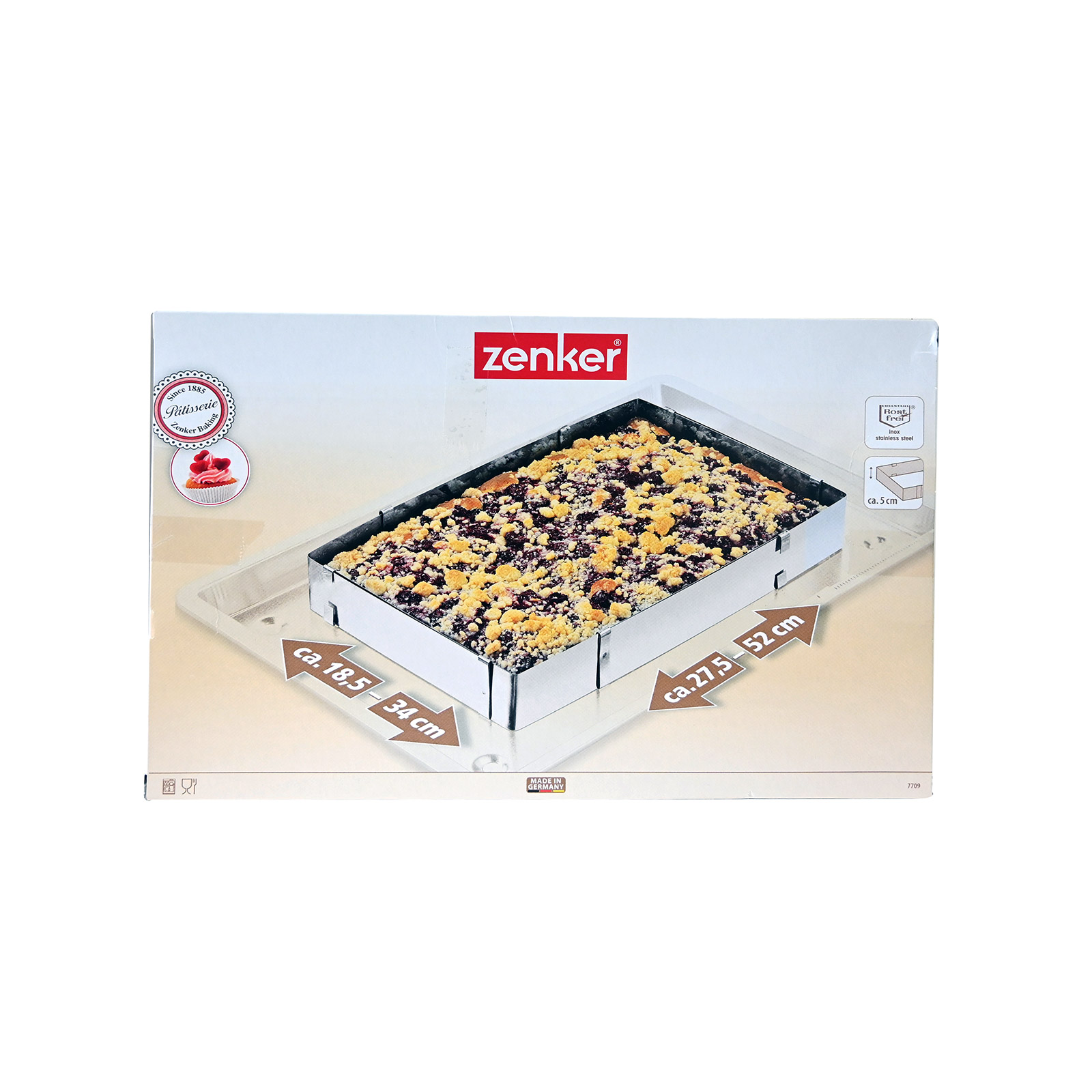 Zenker 7709 πλαίσιο ζαχαροπλαστικής ρυθμιζόμενο εικόνα 1