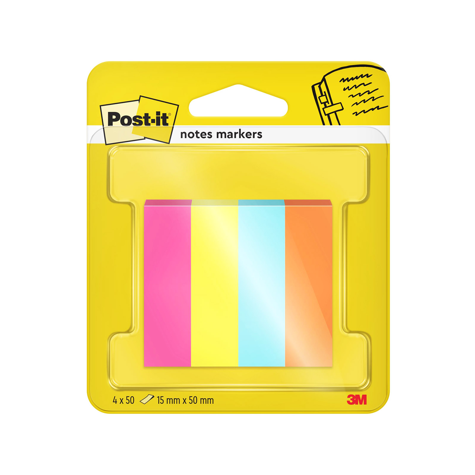 Post It σελιδοδείκτης αυτοκόλλητος εικόνα 1