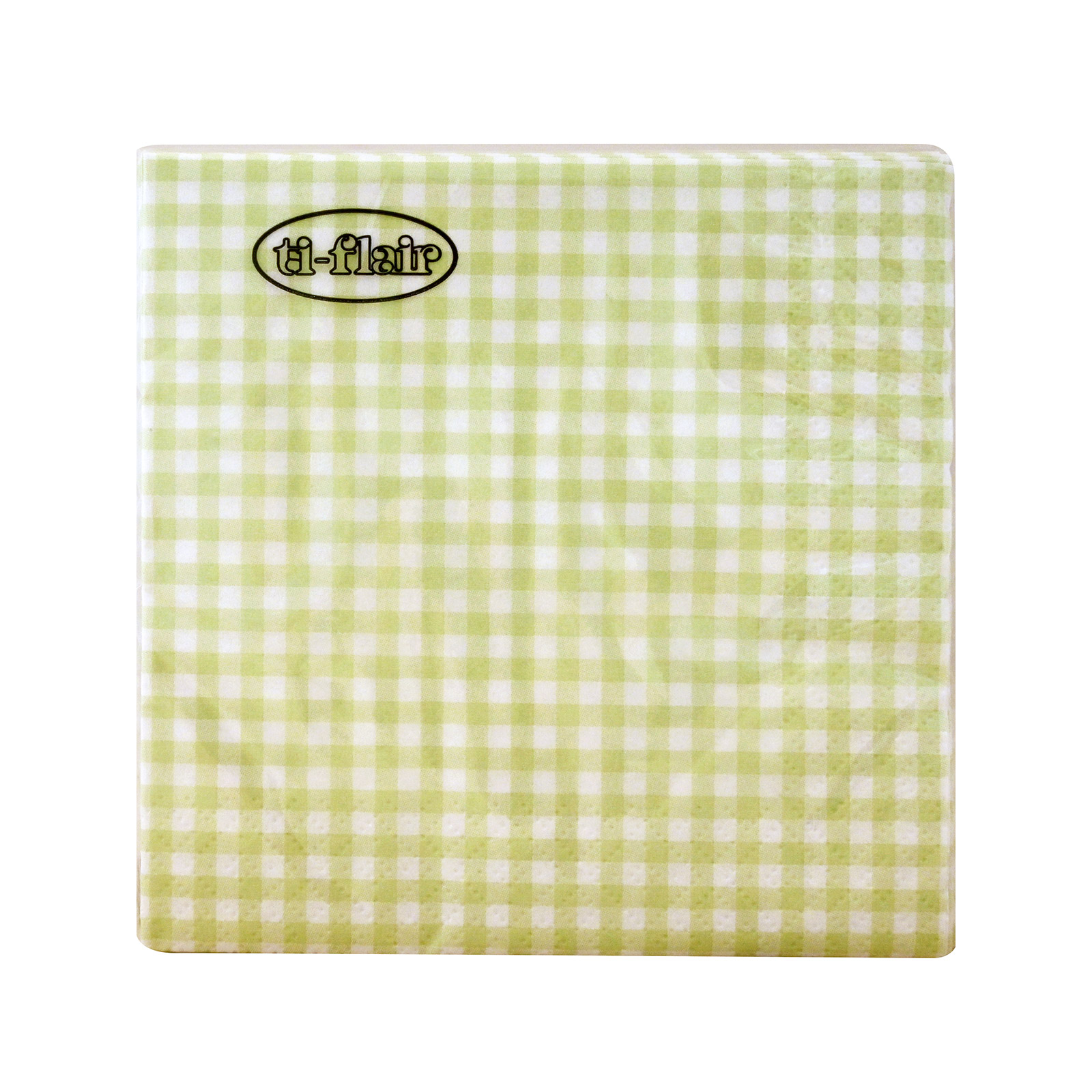 Ti flair 279343 χαρτοπετσέτες μικρές green 24 x 24 εκ, 20 τεμάχια 65g εικόνα 1