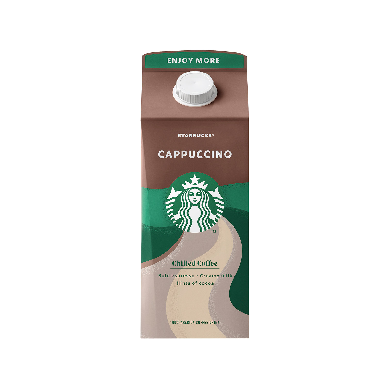 Starbucks ρόφημα γάλακτος με καφέ cappuccino 750ml εικόνα 1