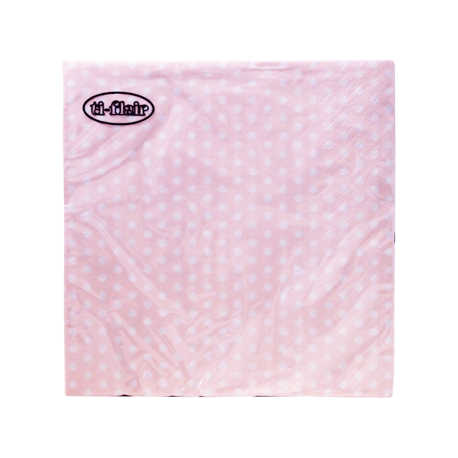Ti-flair χαρτοπετσέτες μεσαίες πουα ροζ 33x33εκ,, 20 τεμάχια 115g εικόνα 1