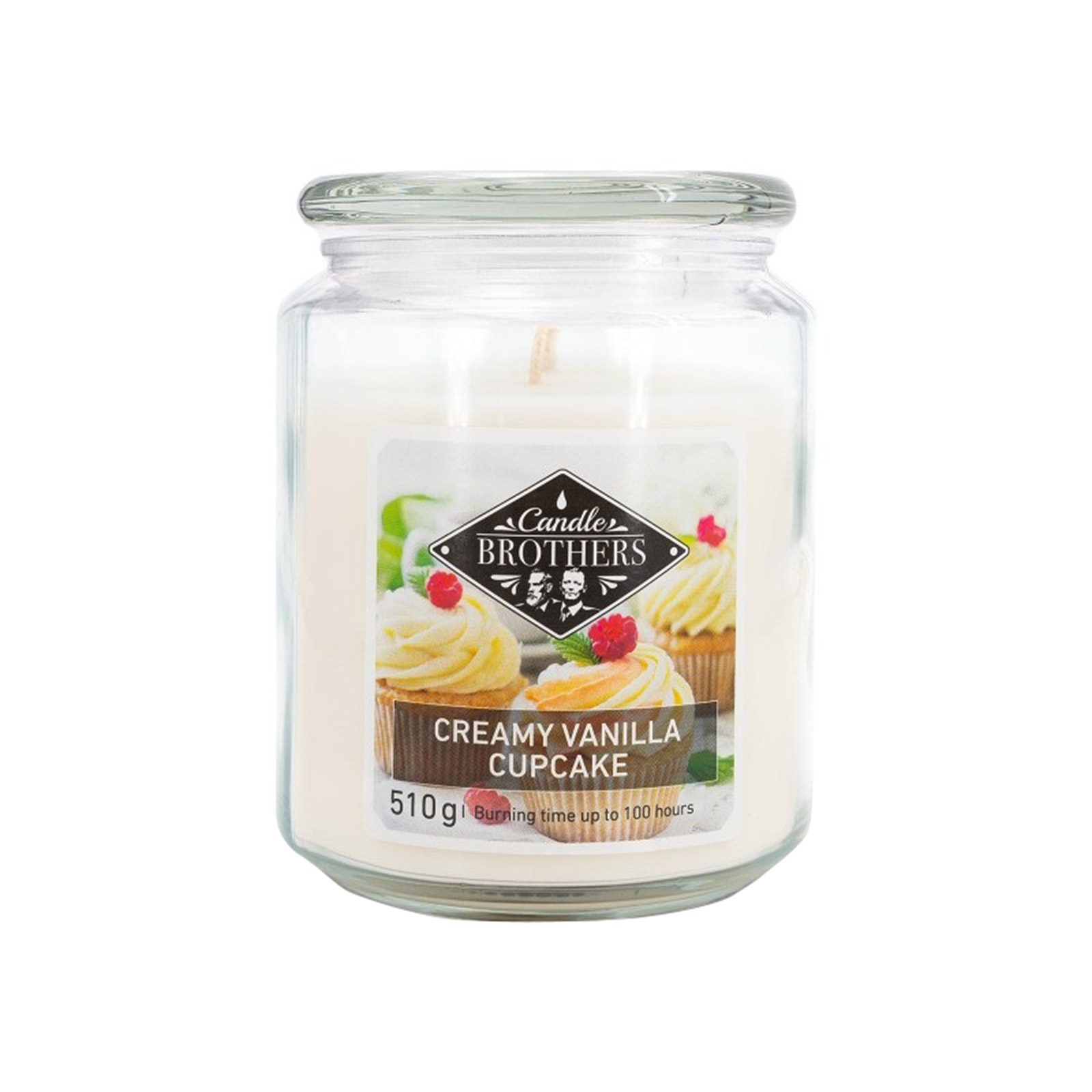 Candle Brothers κερί αρωματικό creamy vanilla cupcake 510g εικόνα 1