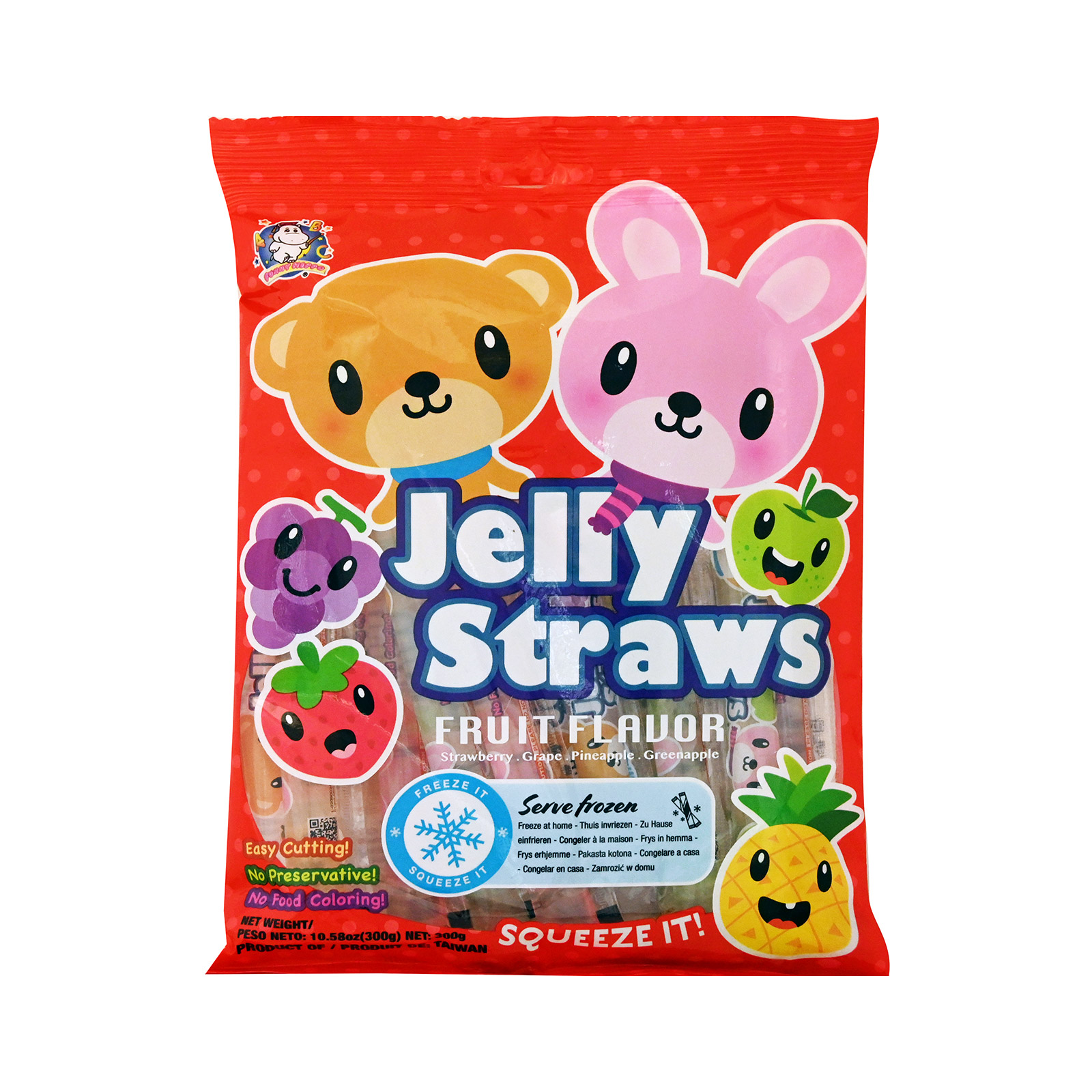 Beagley Copperman Bear and Bunny jelly straws 300g image 1