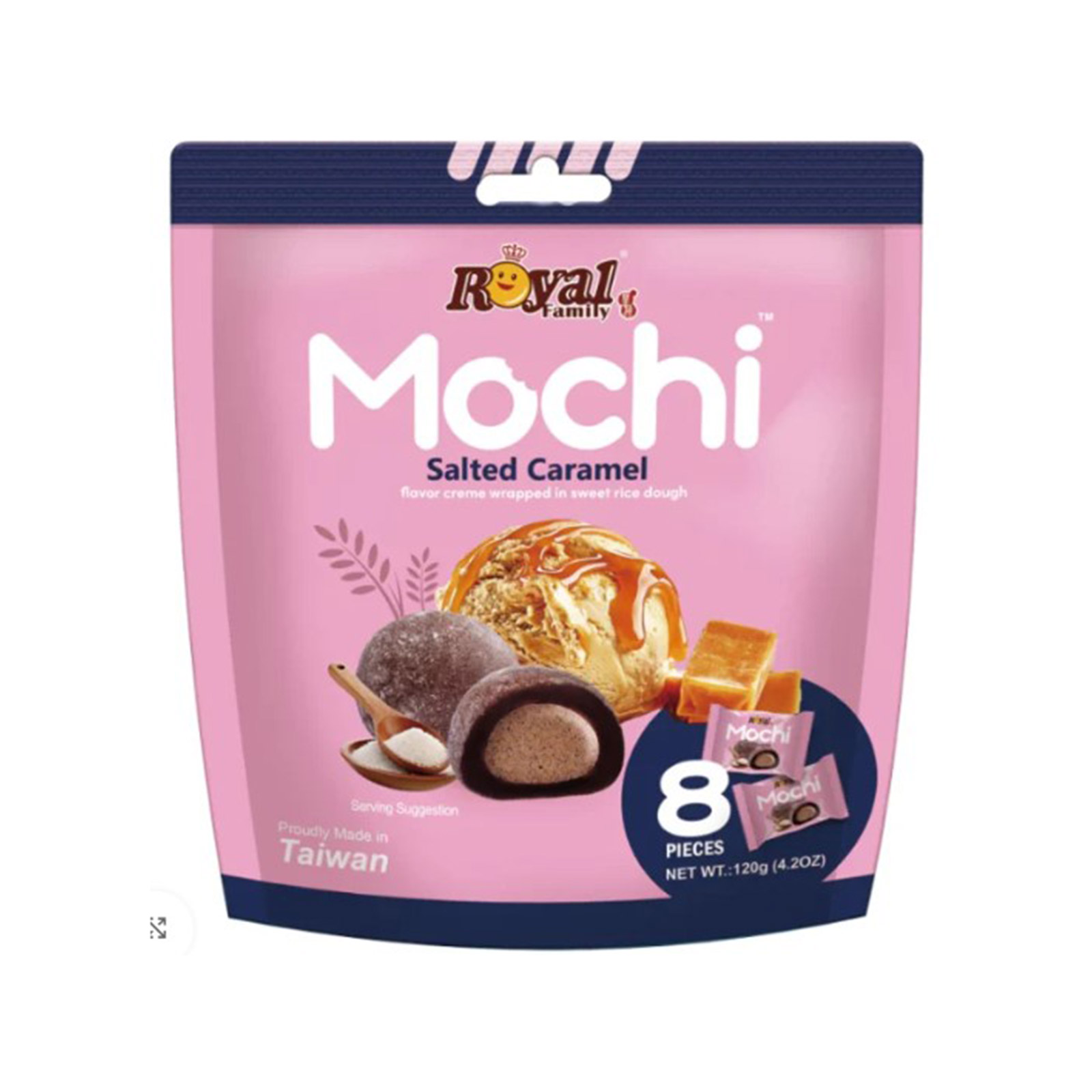 Royal Family mochi salted caramel 120g image 1