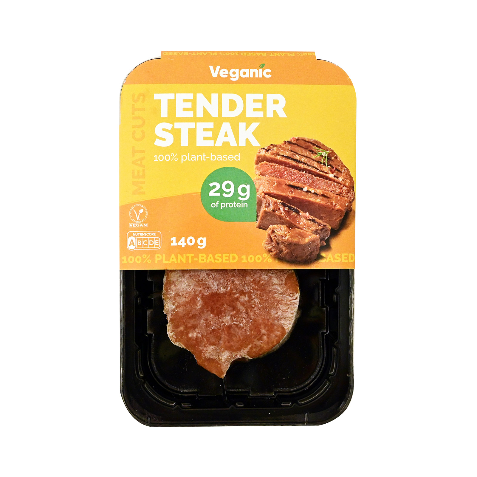 Veganic φυτικό προϊόν κατεψυγμένο tender steak 140g εικόνα 1