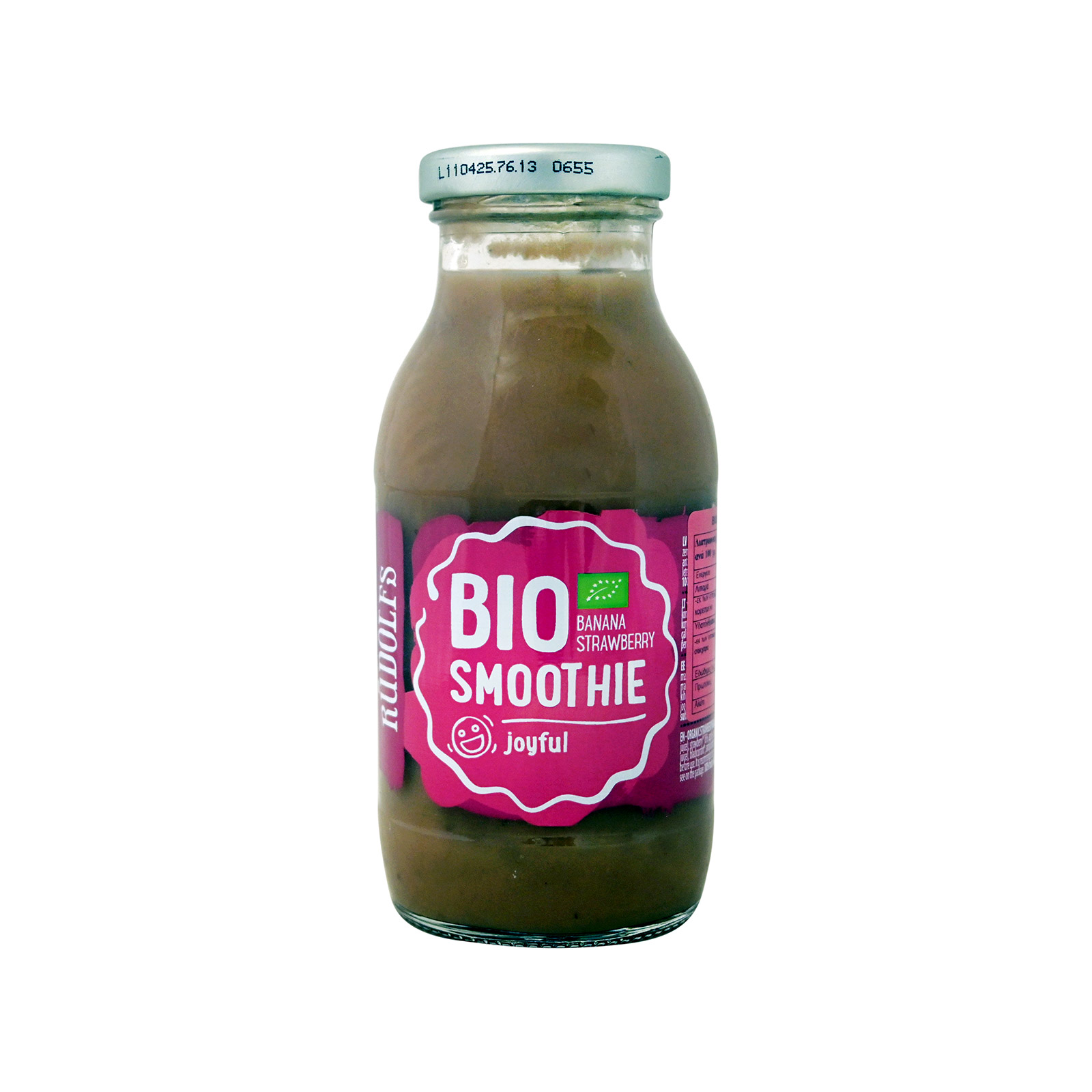 Rudolfs Joyful smoothie Banana- Strawberry 260ml image 1