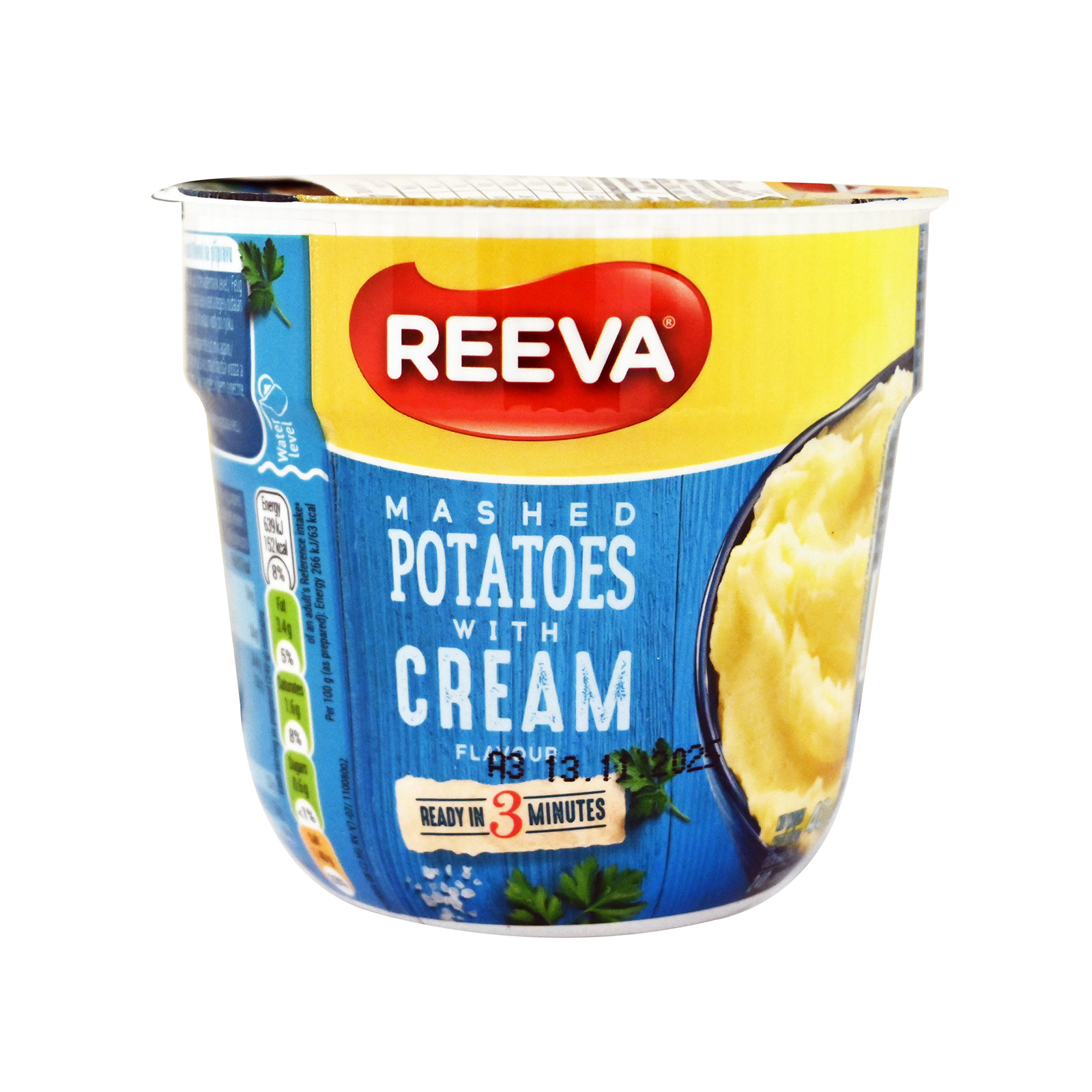Reeva πουρές πατάτας cream flavour 40g εικόνα 1