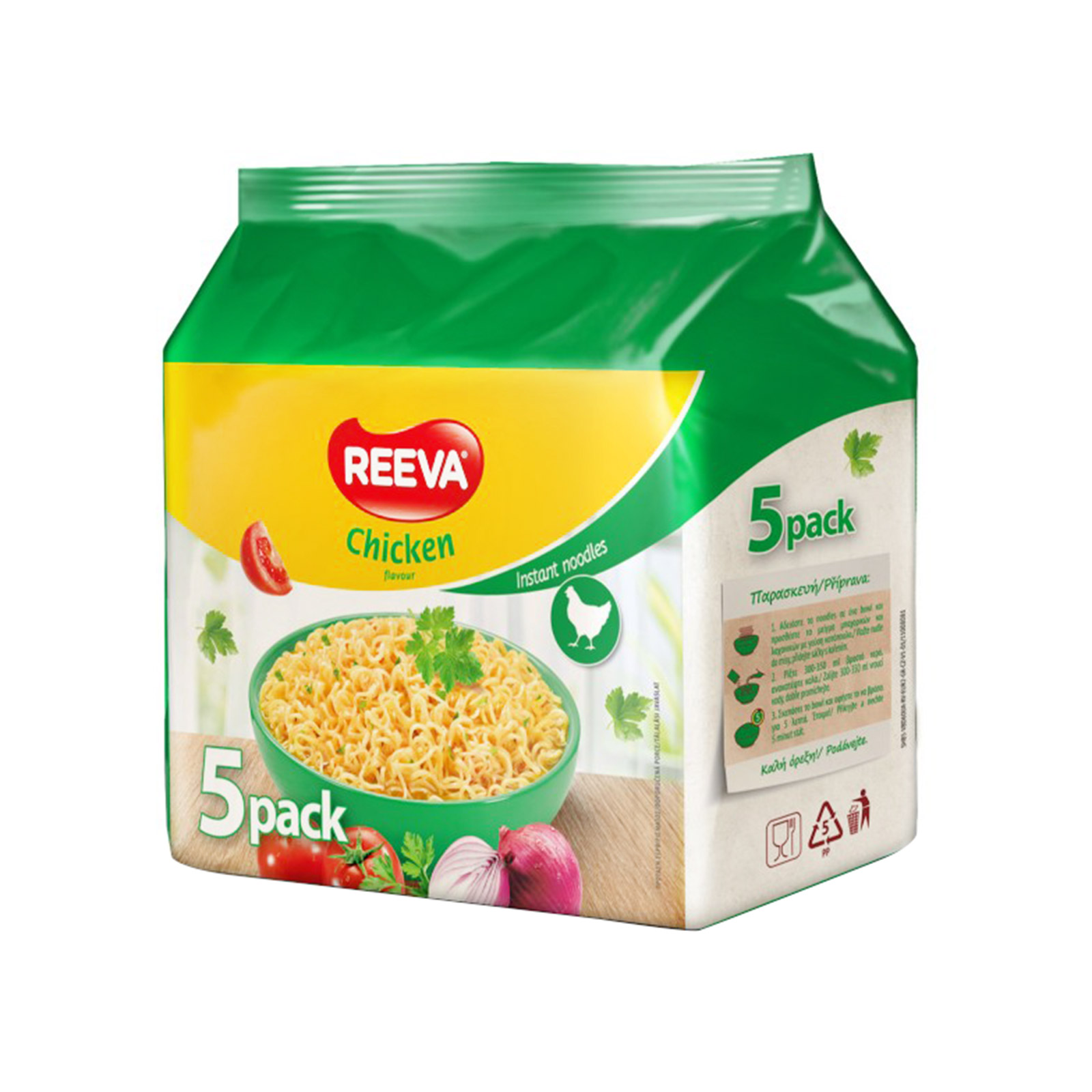 Reeva νουντλς στιγμής κοτόπουλο 5x60g εικόνα 1