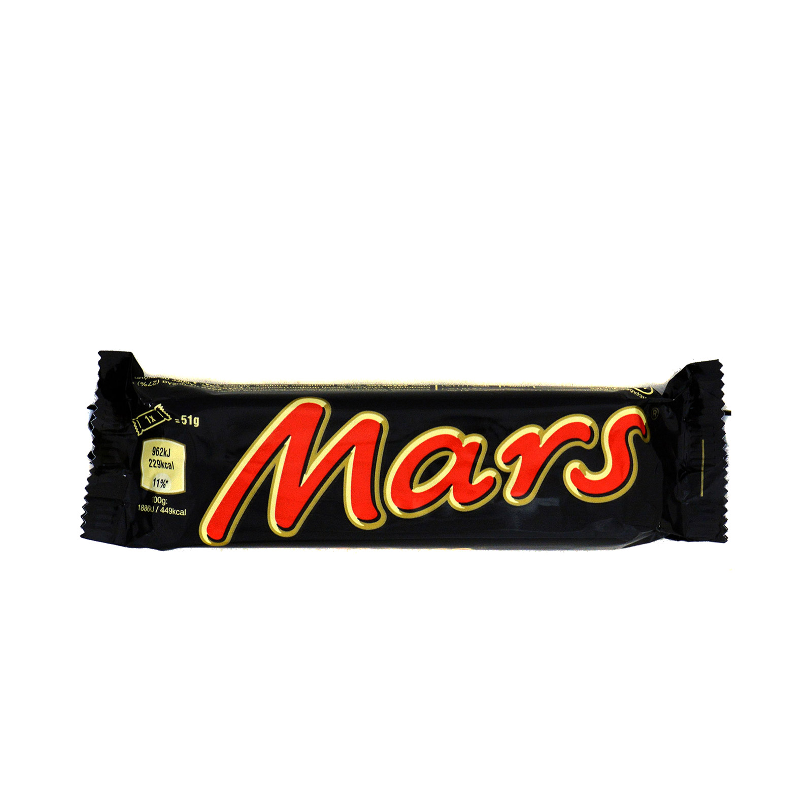 Mars milk chocolate with soft nougat filling 51g image 1