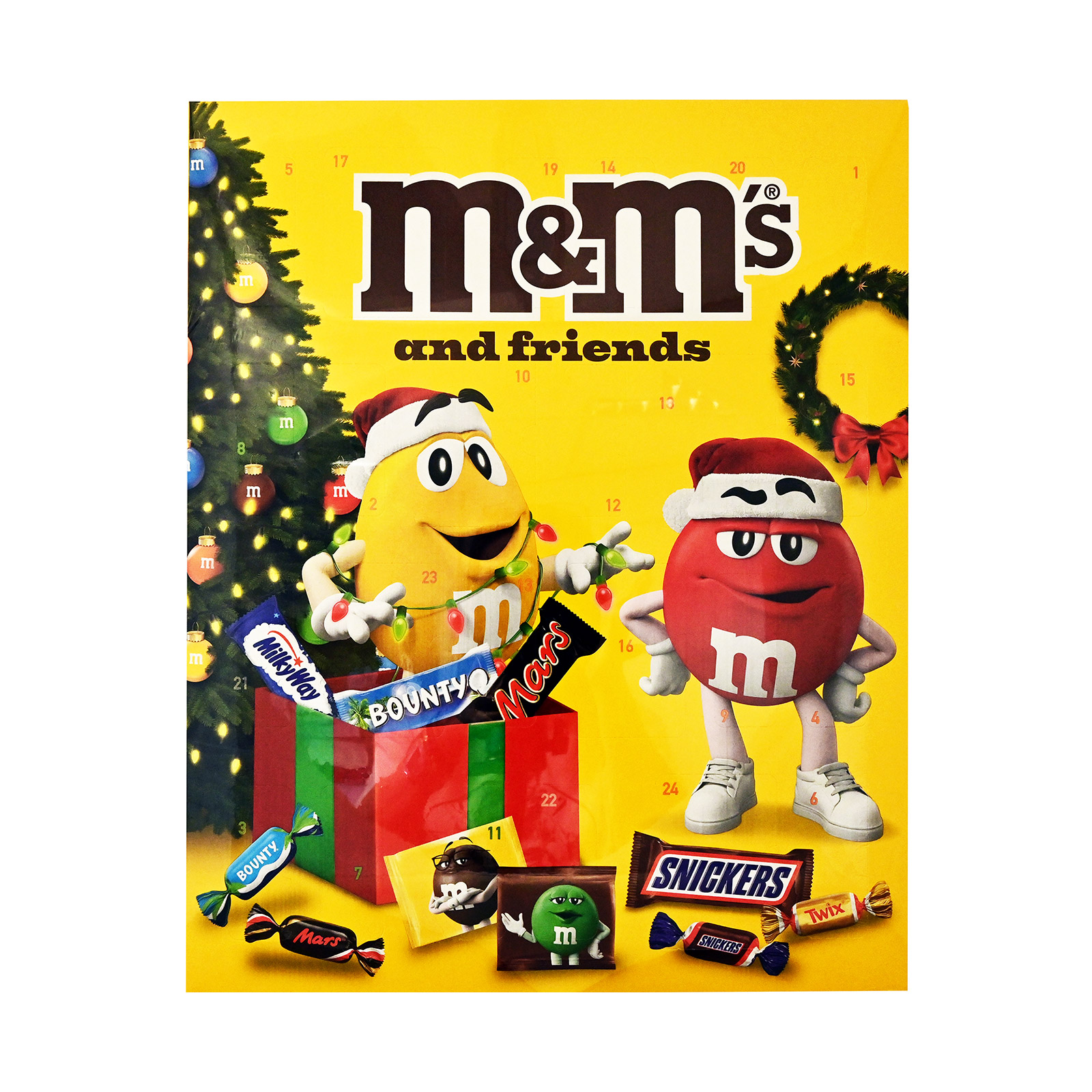 M&M's Friends chocolate advent calendar 361g image 1