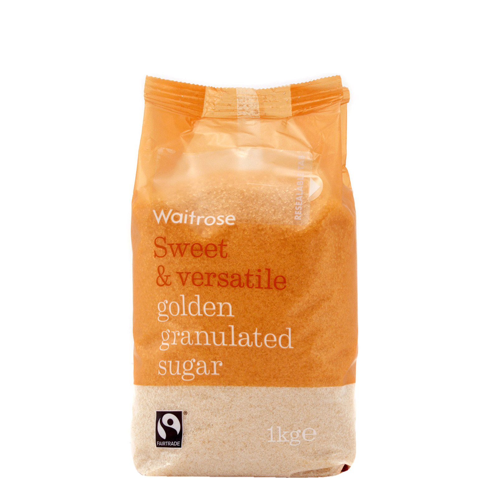 Waitrose Golden granulated ζάχαρη ακατέργαστη από ζαχαροκάλαμο 1kg εικόνα 1