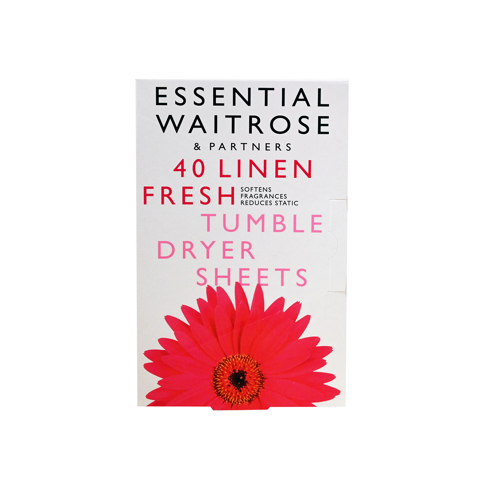 Waitrose Essential φύλλα για στεγνωτήριο fresh 40τεμ εικόνα 1