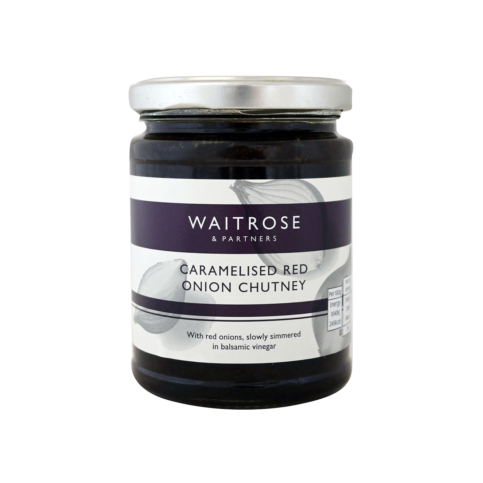 Waitrose σάλτσα chutney καραμελωμενα κόκκινα κρεμμύδια 350g εικόνα 1
